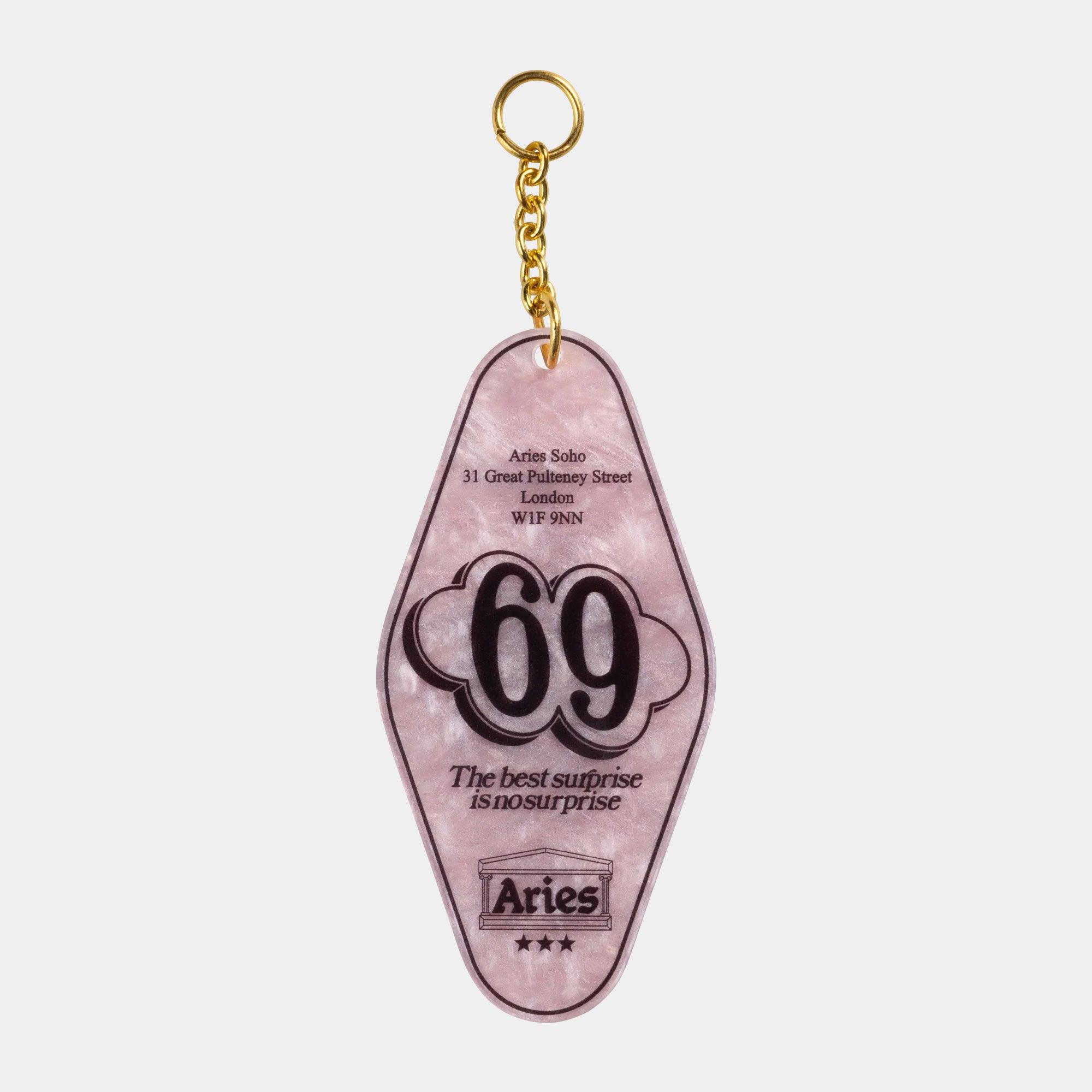 Aries Motel Key Chain - Pink - Never Never