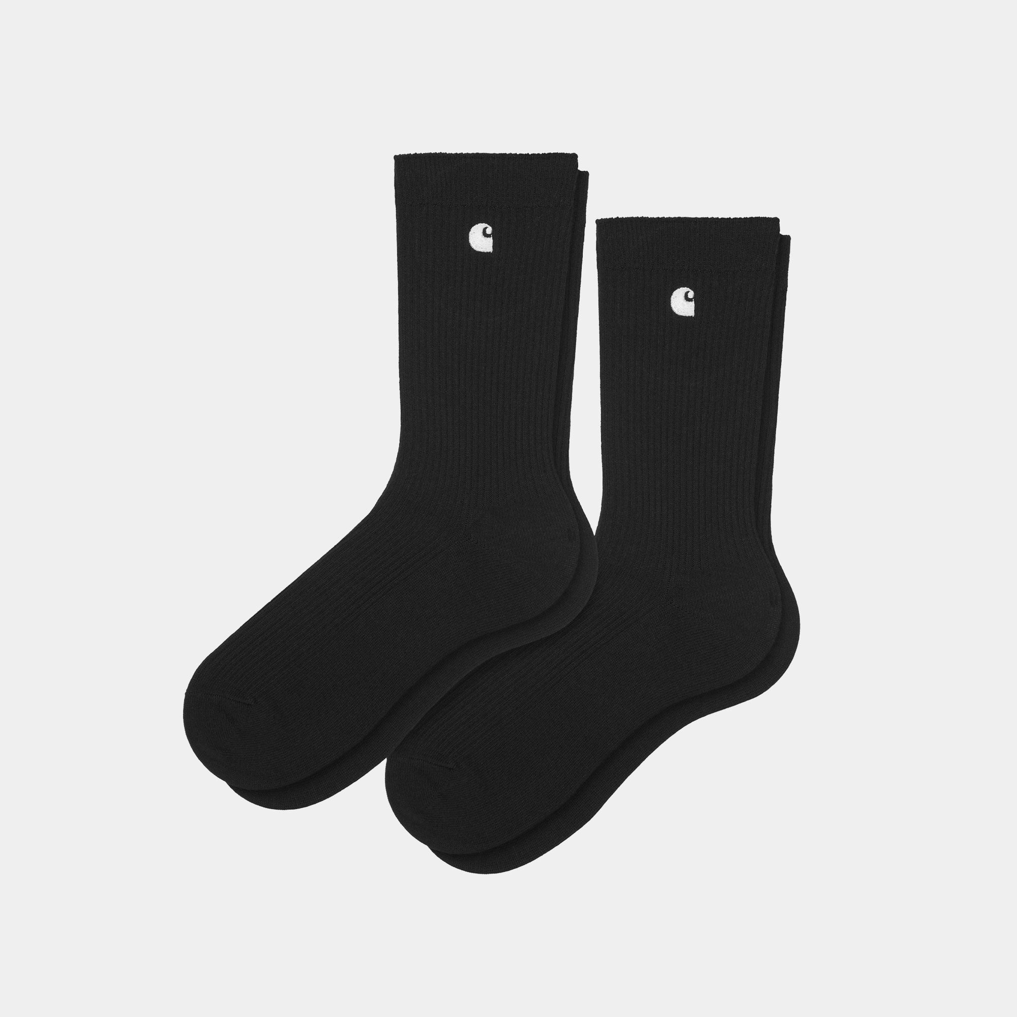 Carhartt WIP Madison 2-Pack Socks - Black/White