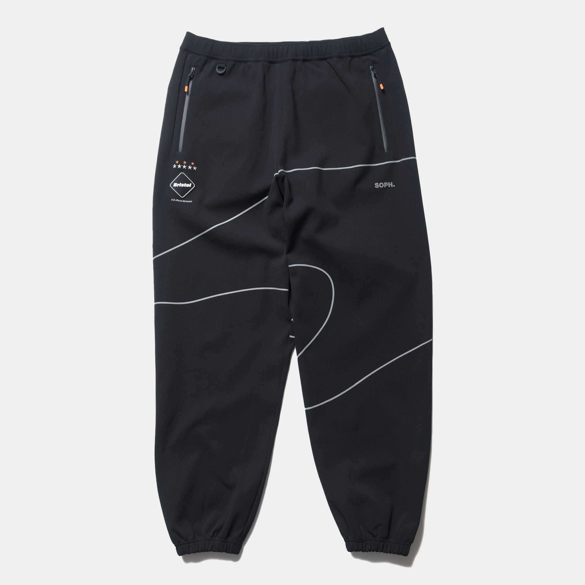 F.C.Real Bristol PDK Reflect Line Baggy Pants - Black