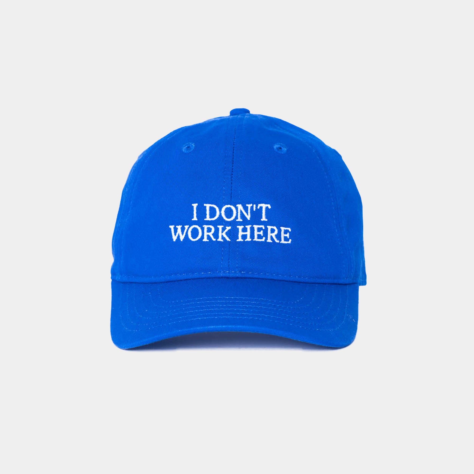 IDEA Sorry I Don't Work Here Hat - Blue