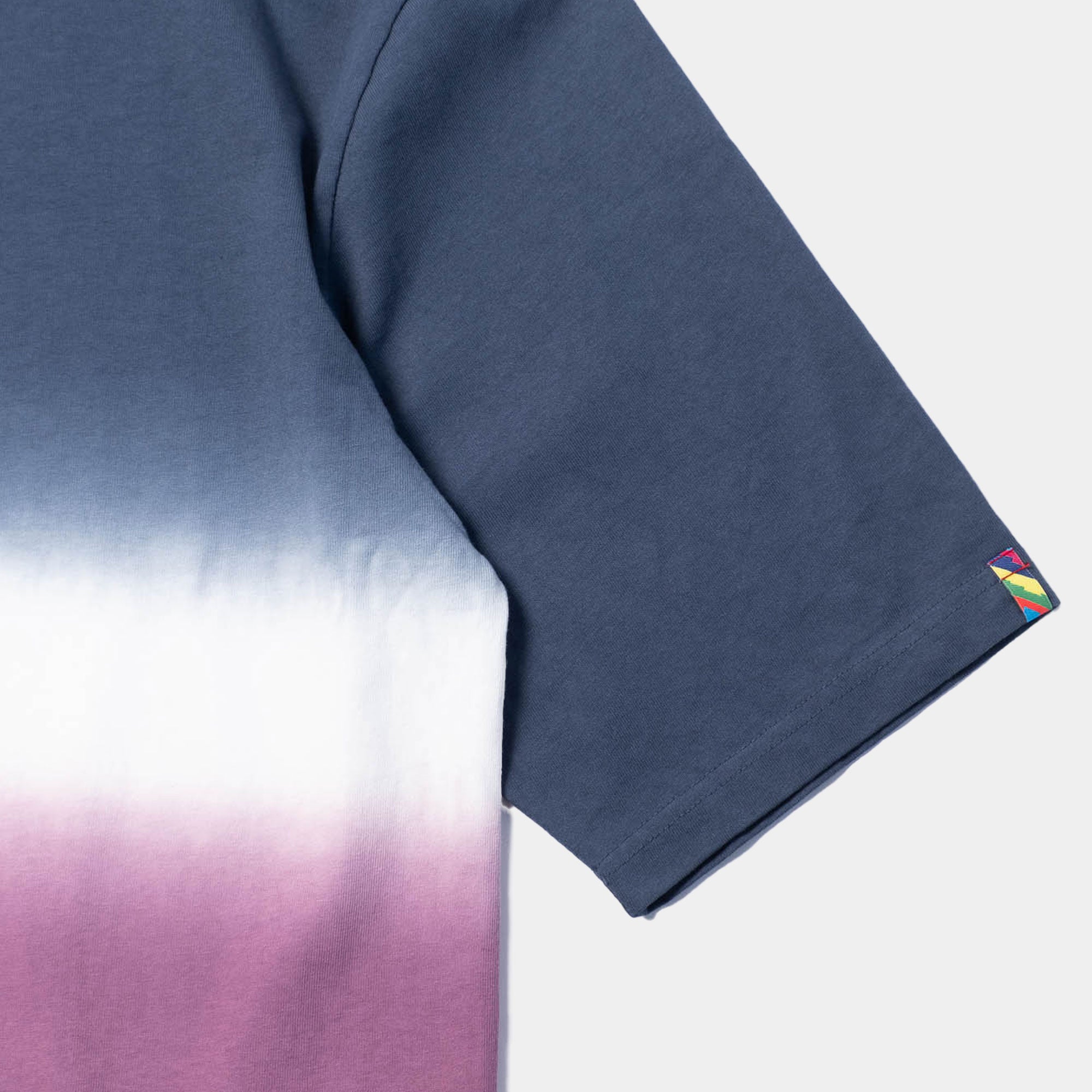 is-ness x Gramicci Horizon Overdye Tee - Navy/Purple