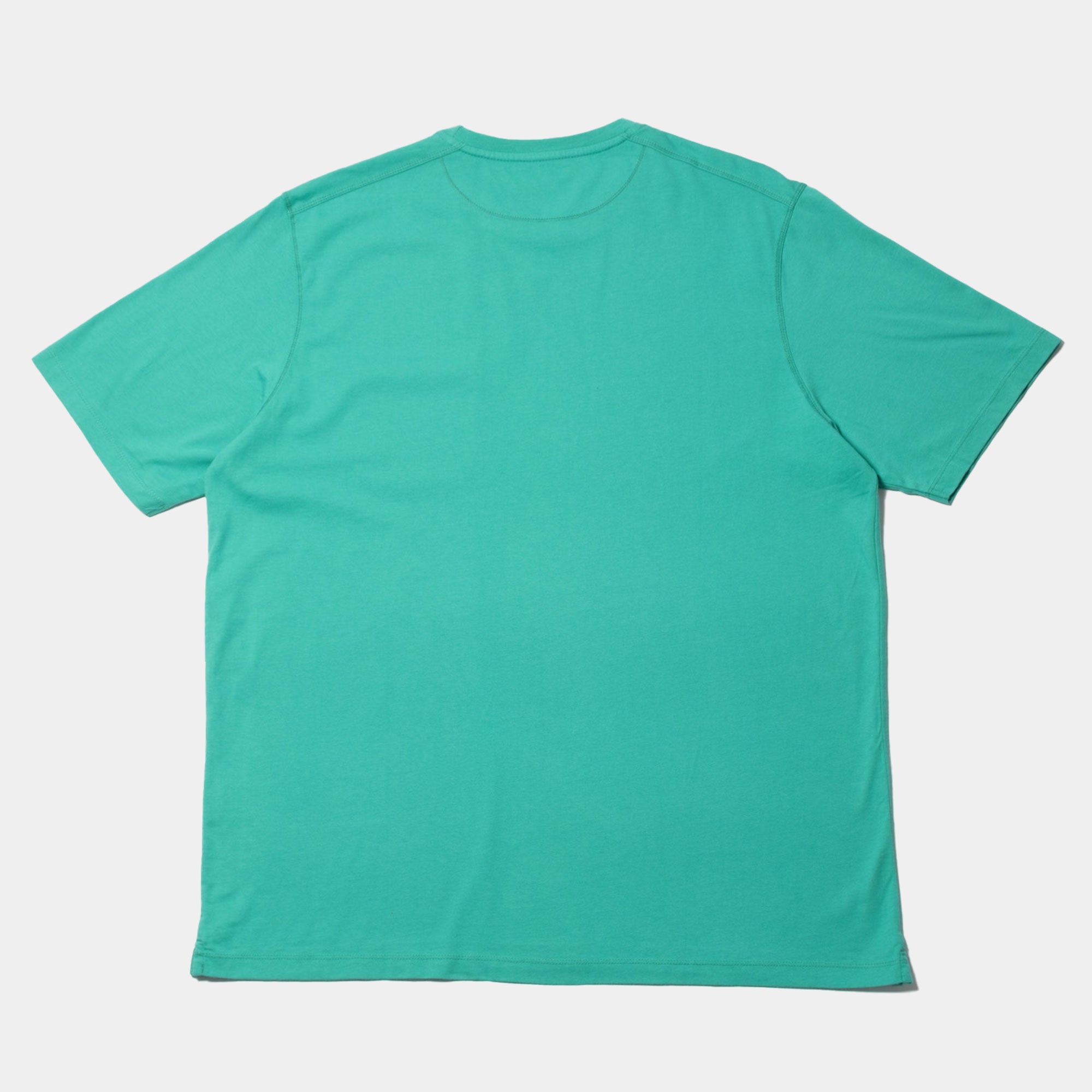 Pop Trading Company Pocket T-Shirt - Peacock Green/Rio Red