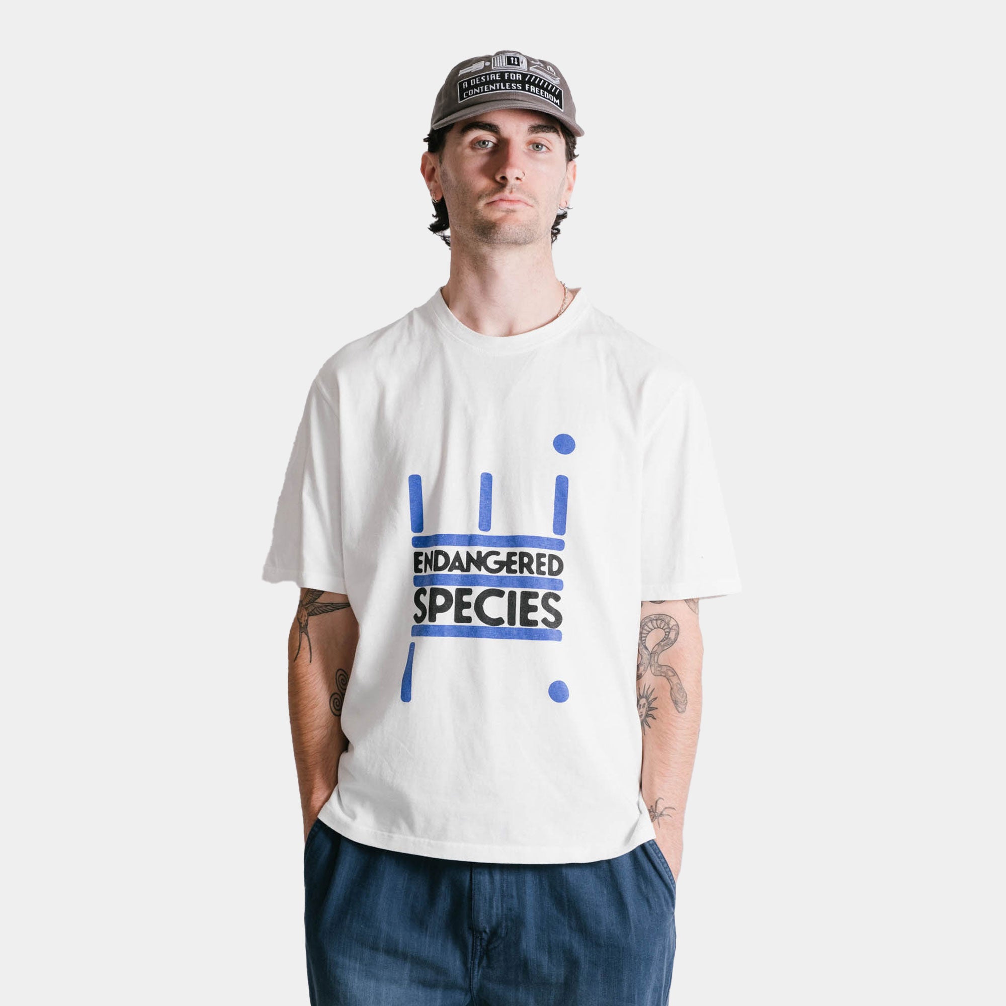 Magic Castles Endangered Species SS Tee - Off White