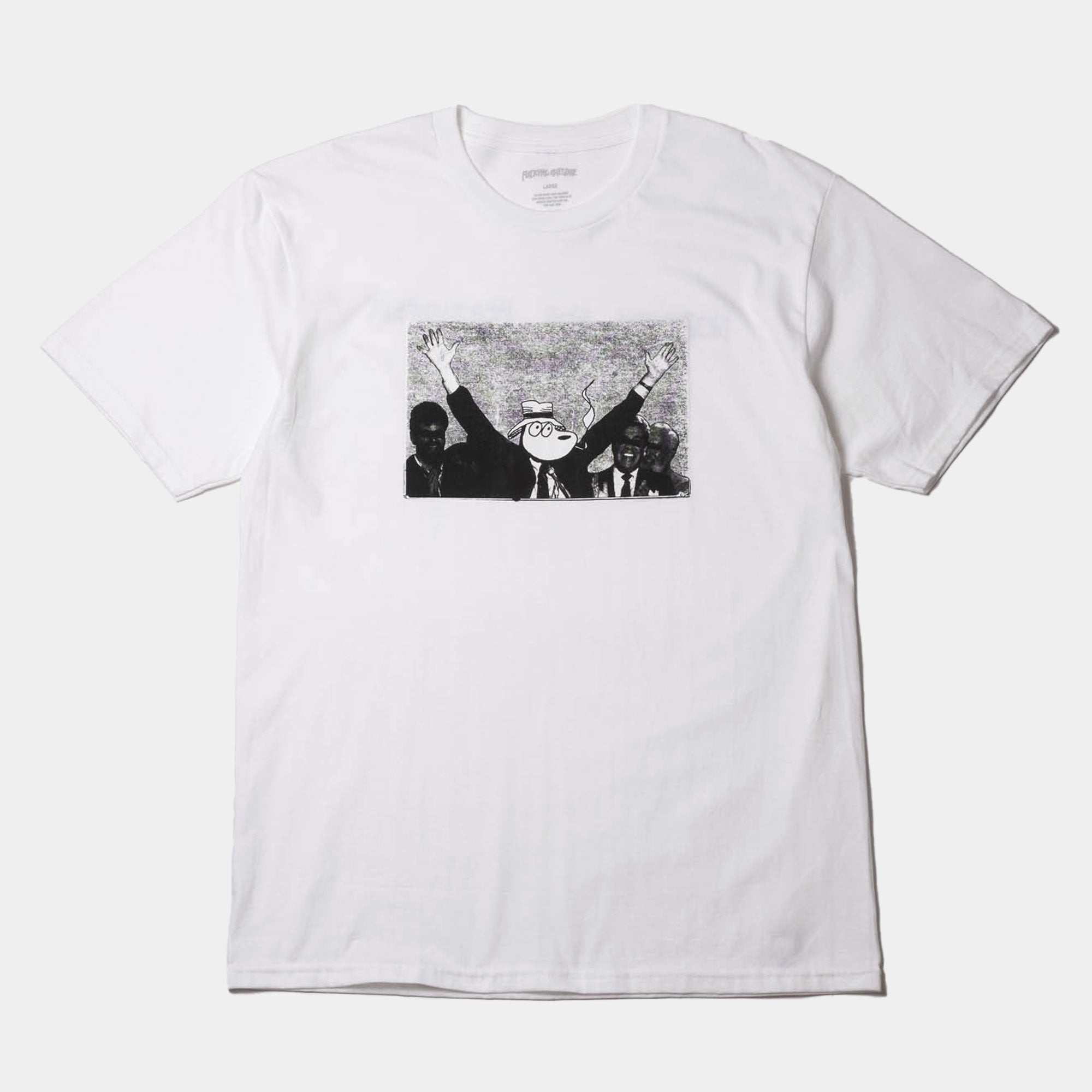 Fucking Awesome Nobody For President Tee - White