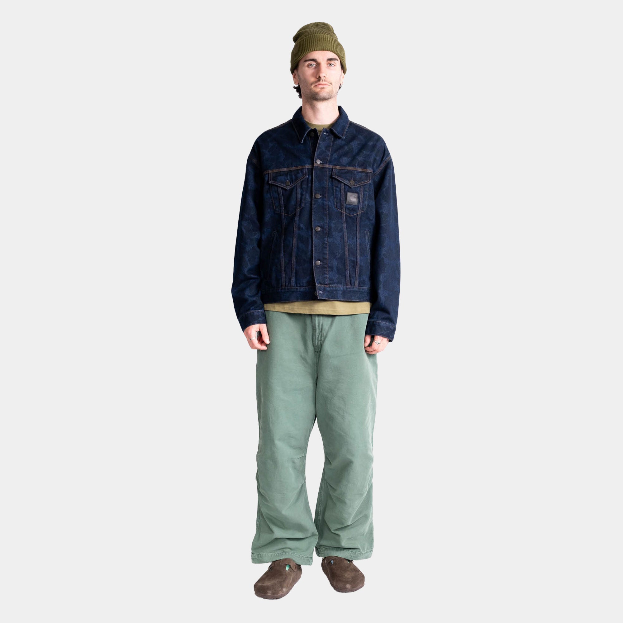 Carhartt WIP Duck Helston Jacket - Blue Duck Camo