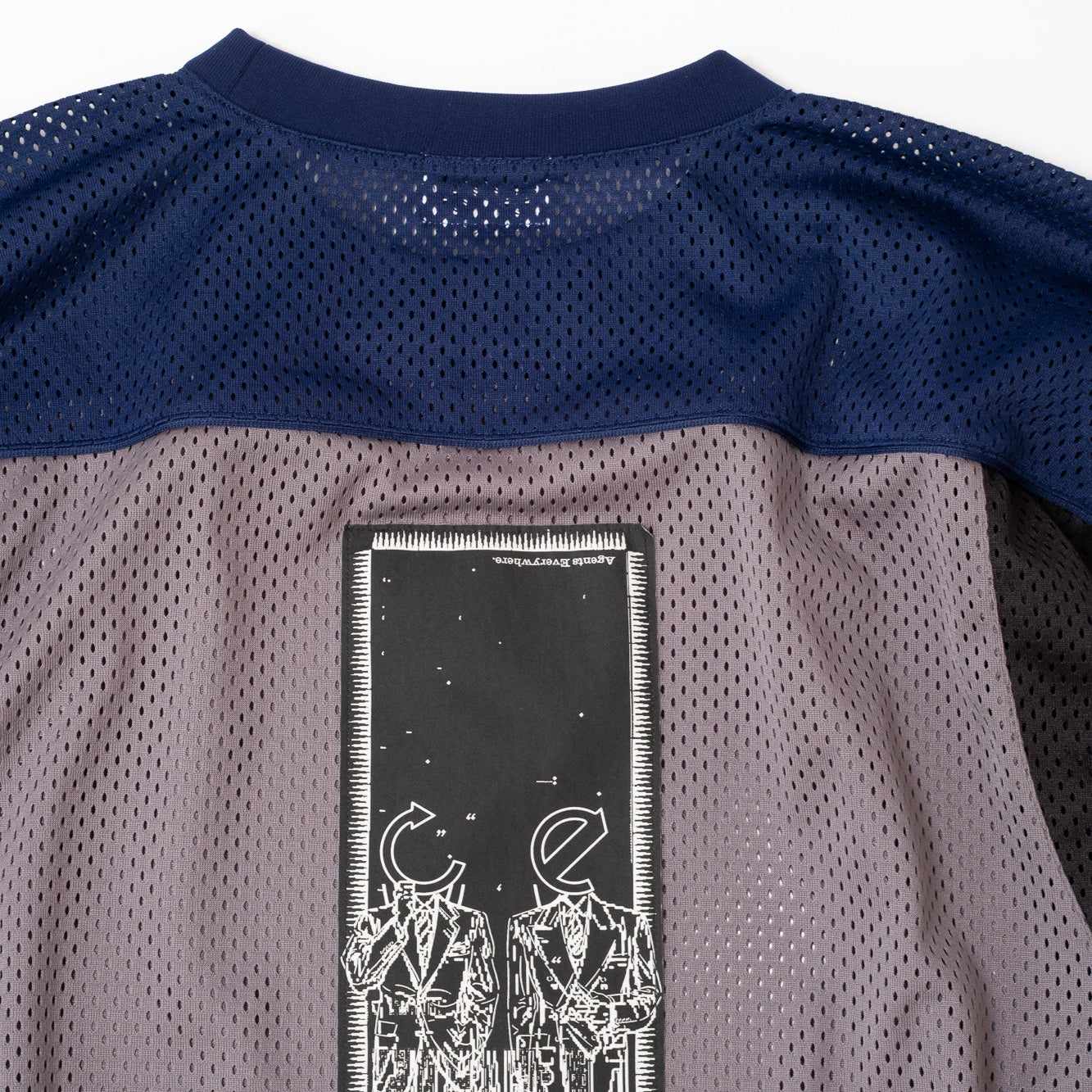 Cav Empt MD Temporal Distortion Mesh SS Top - Navy