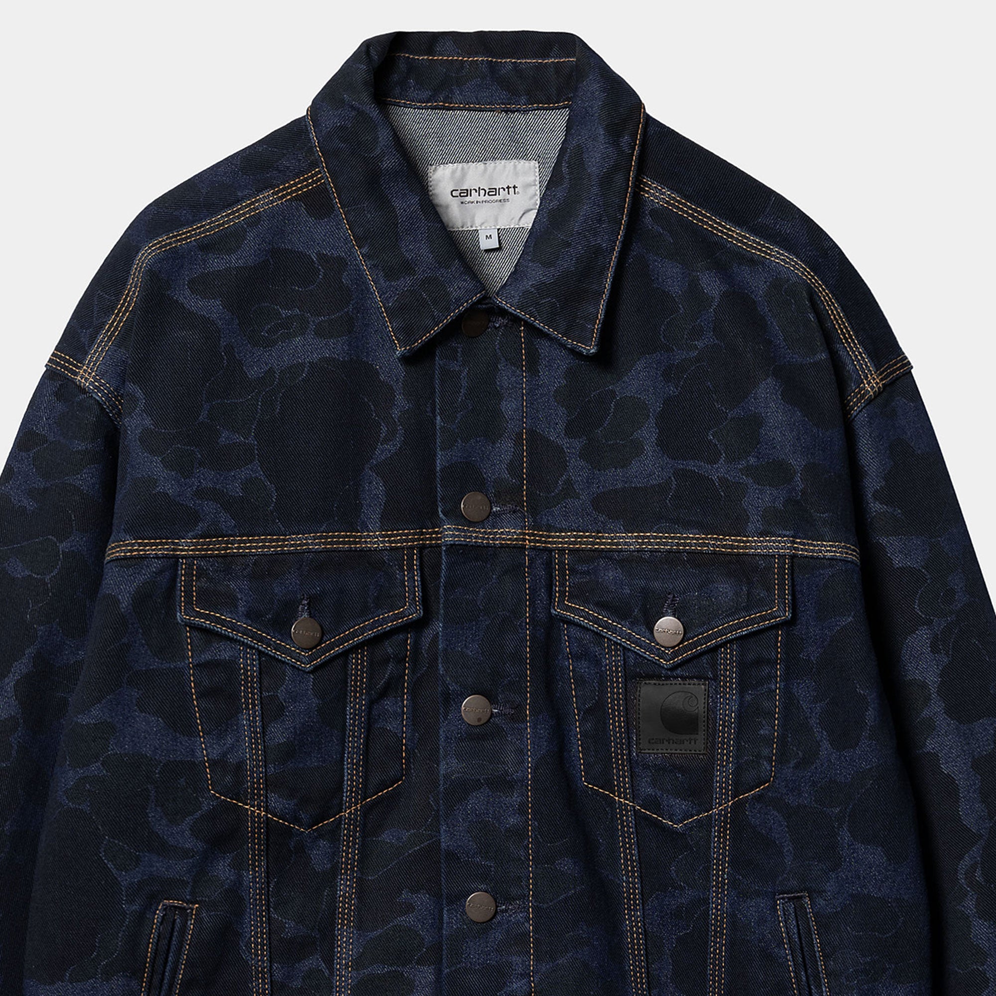 Carhartt WIP Duck Helston Jacket - Blue Duck Camo