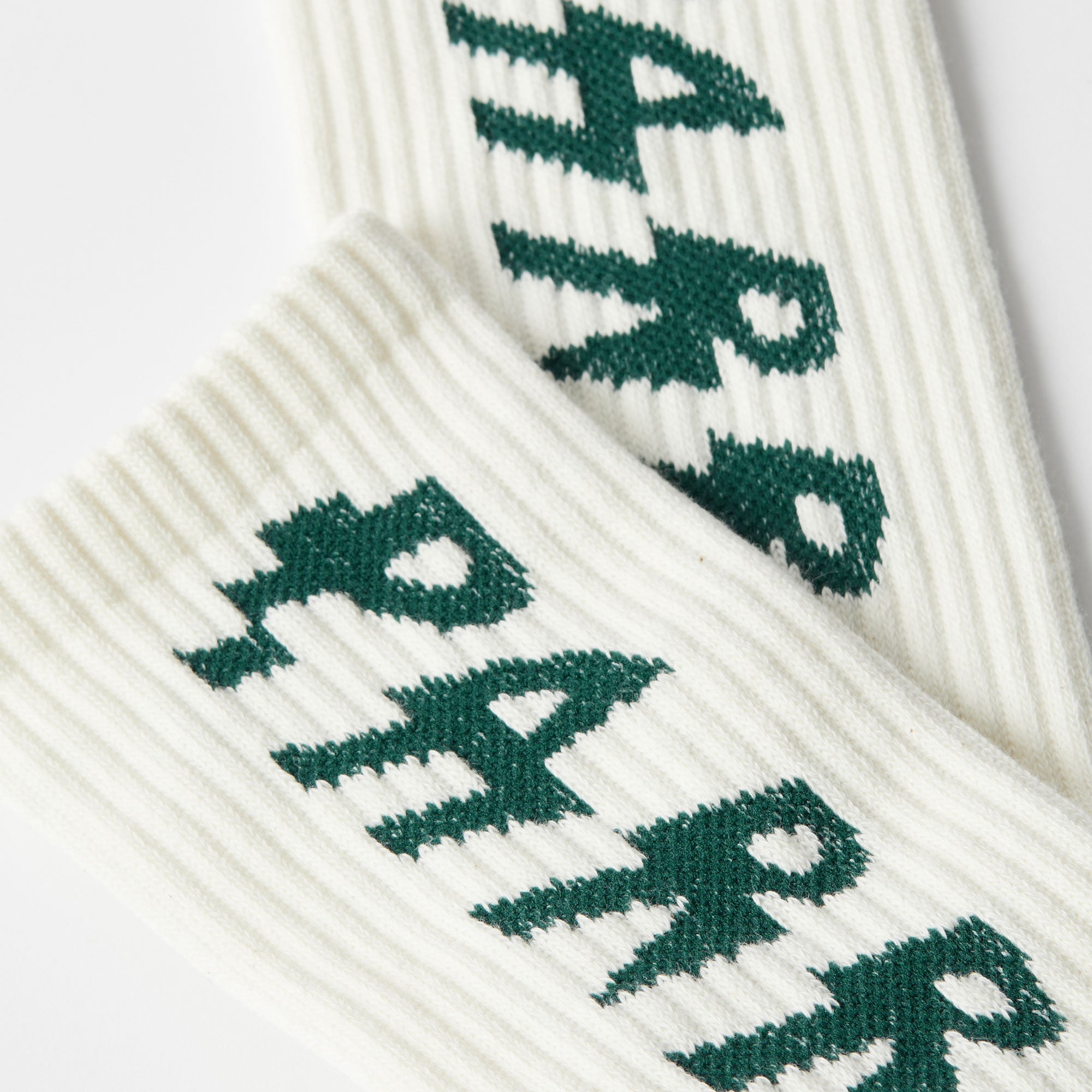 By Parra Shocker Logo Crew Socks - White