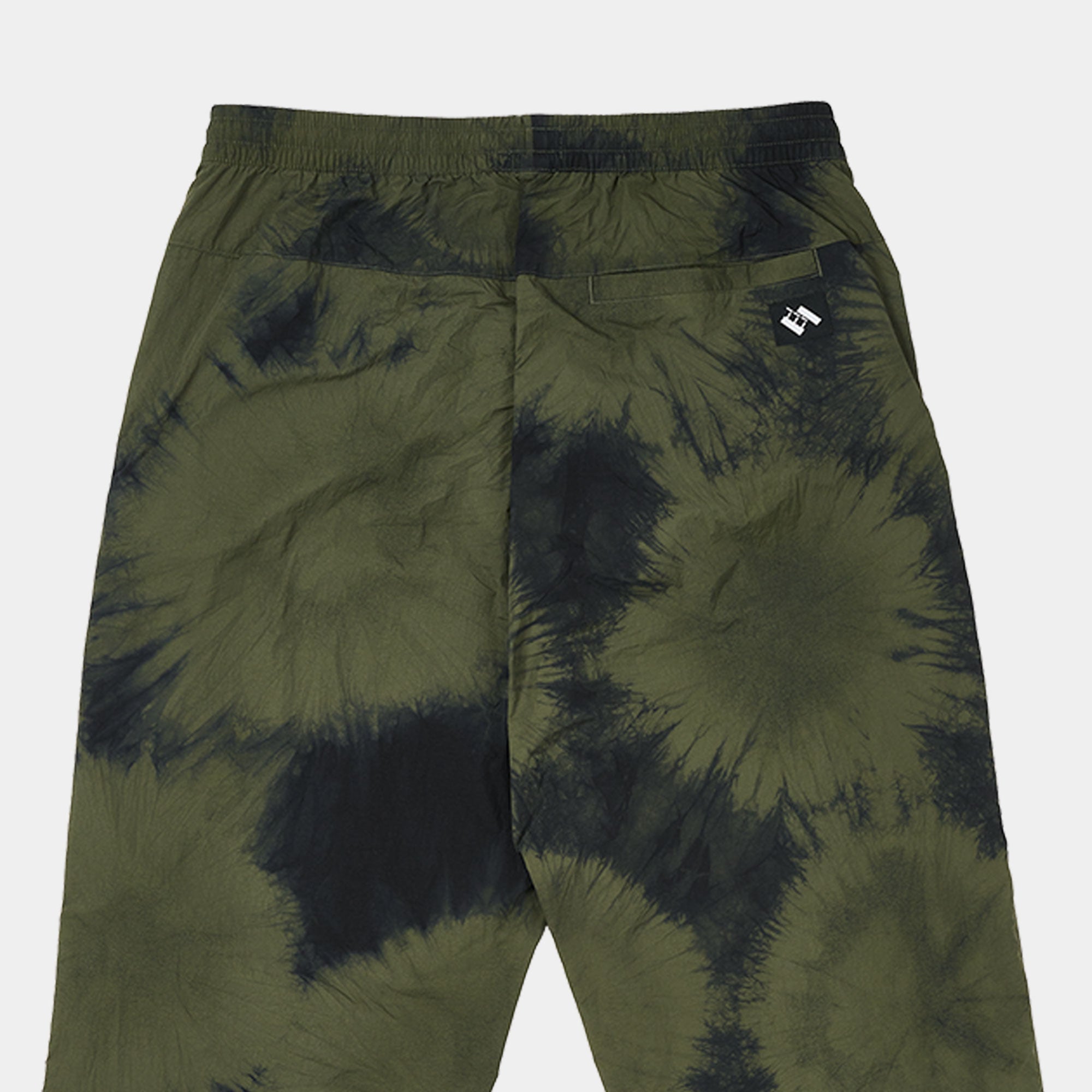 The Trilogy Tapes Tech Beach Pant - Black/Olive Marble