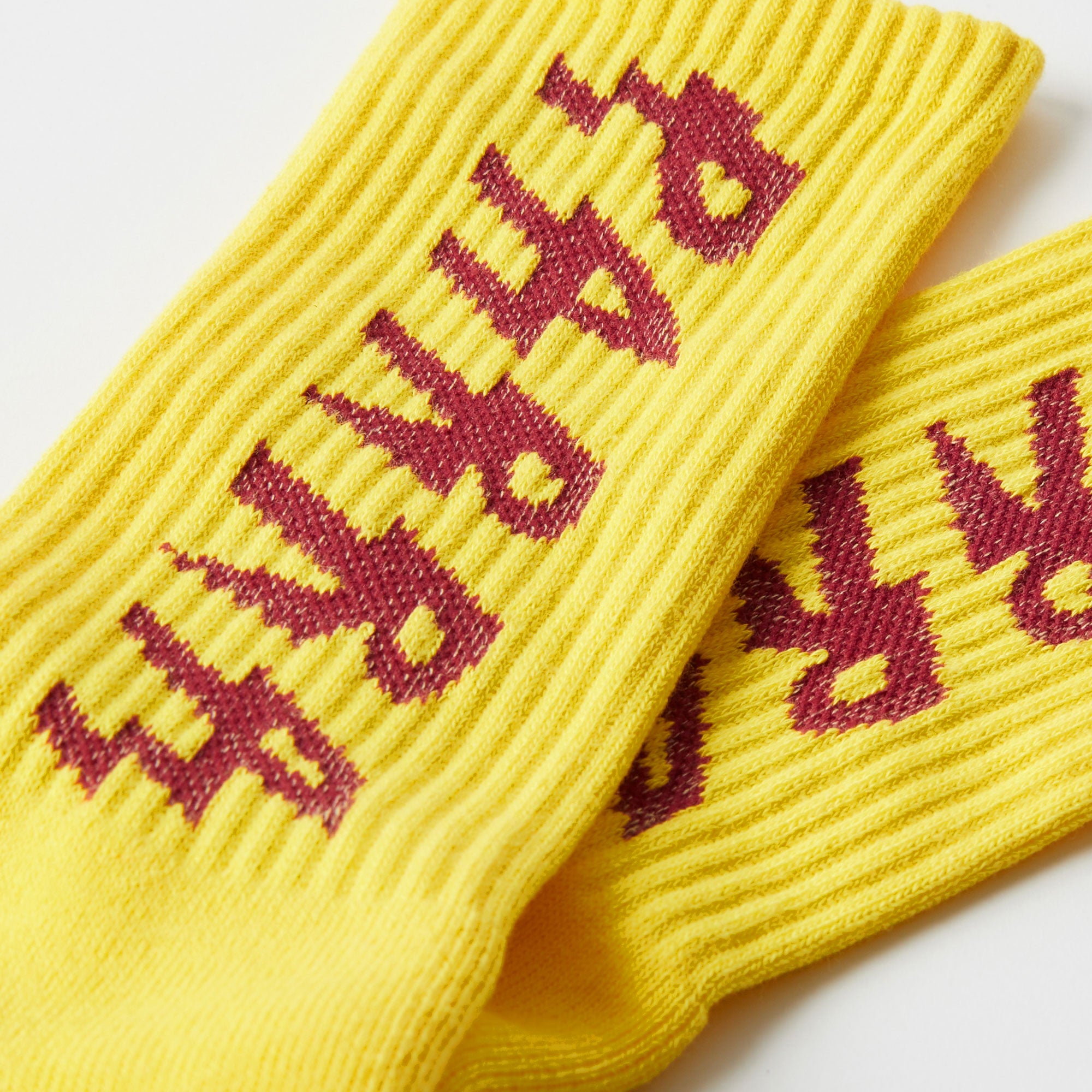 By Parra Shocker Logo Crew Socks - Yellow