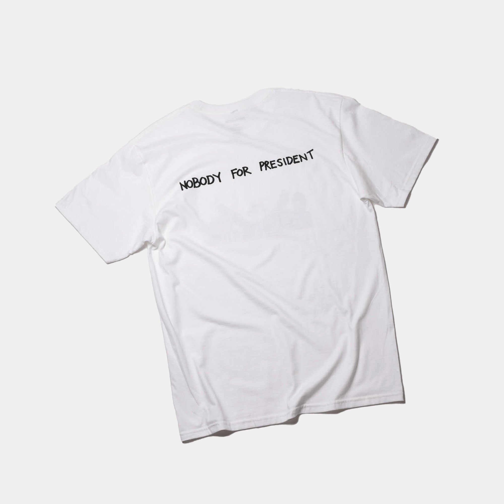 Fucking Awesome Nobody For President Tee - White