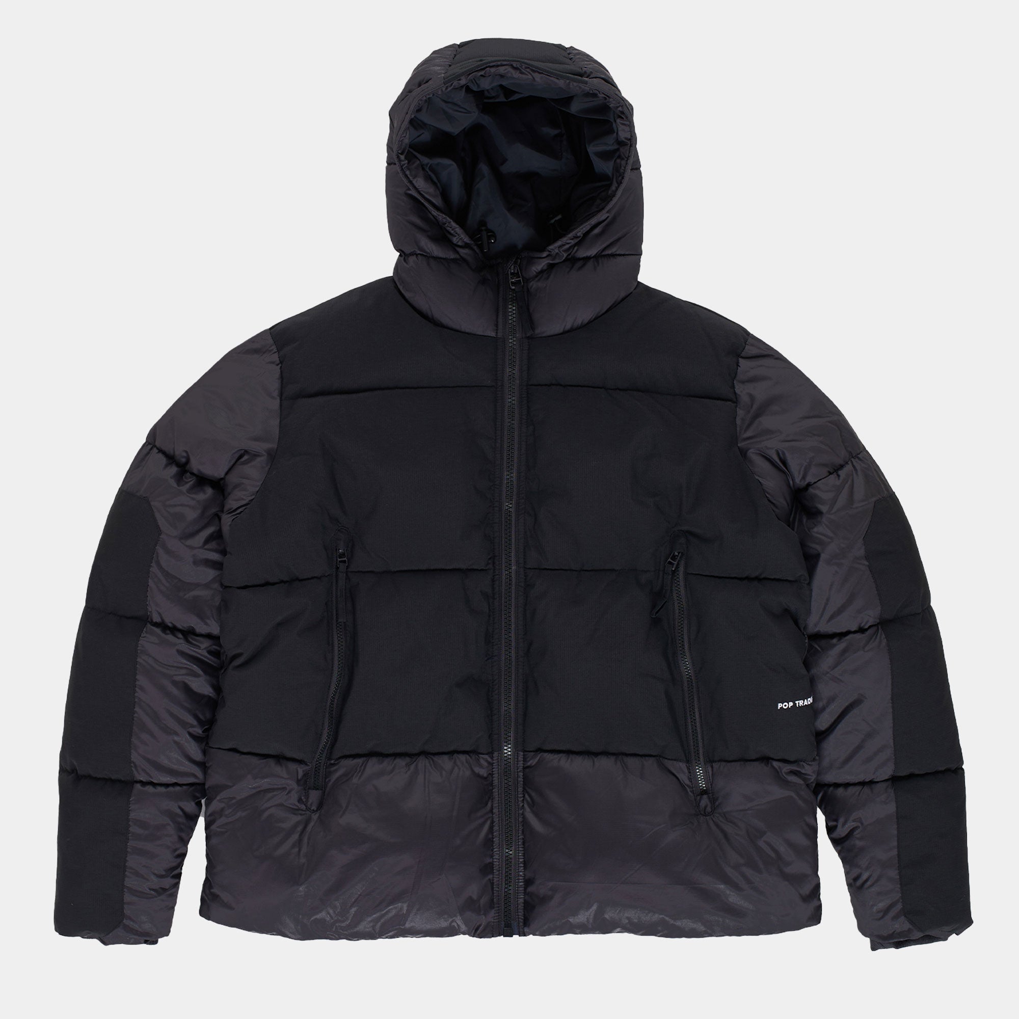 Pop Trading Company Puffer Jacket - Black