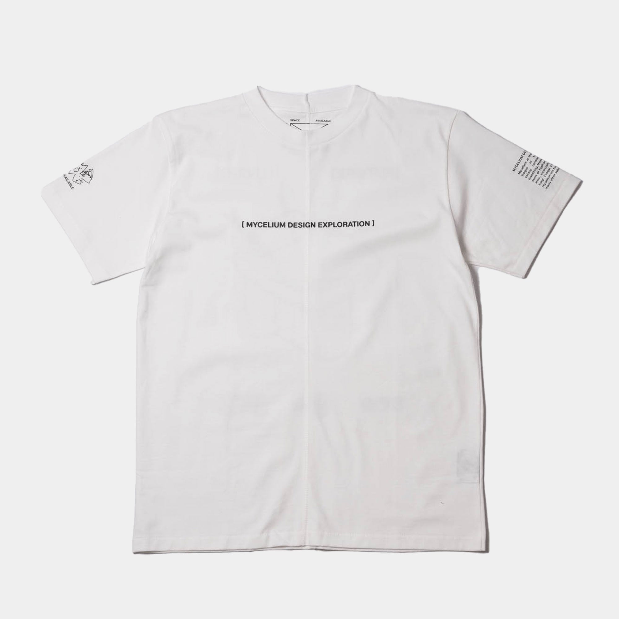 Space Available Mycelium Design Exploration Tee - White