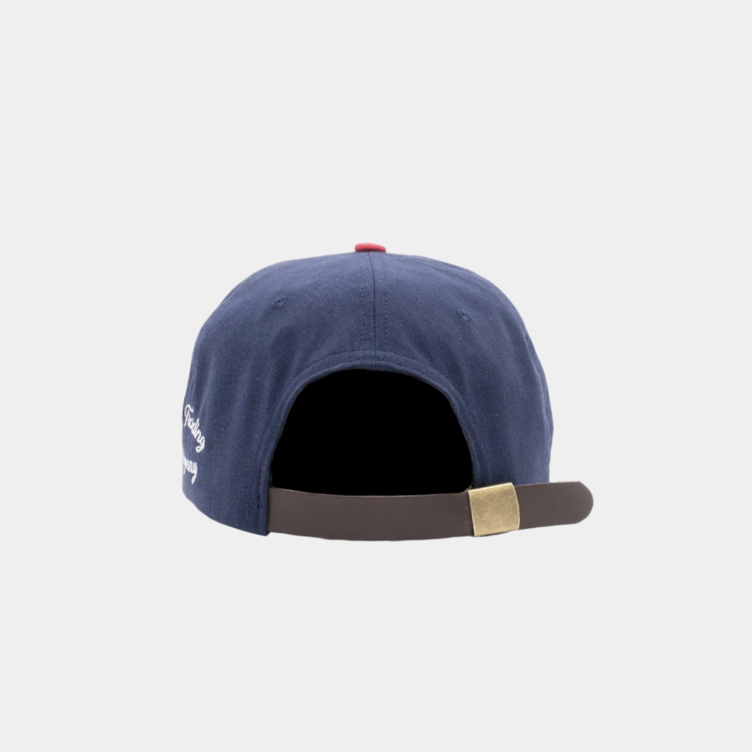 Pop Trading Company O Six Panel Hat - Navy/Goji Berry