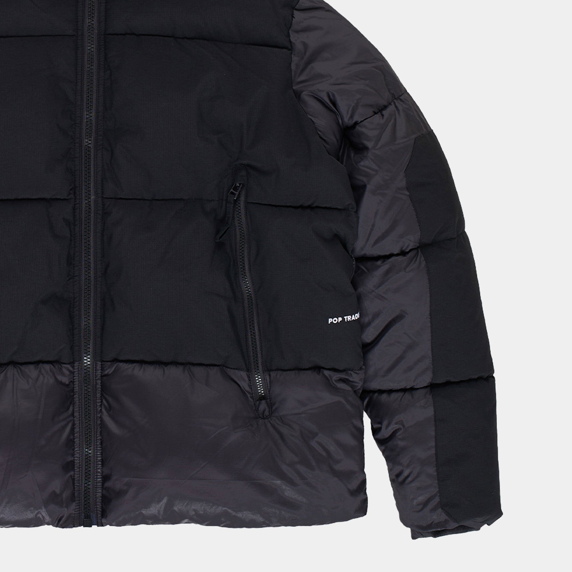 Pop Trading Company Puffer Jacket - Black