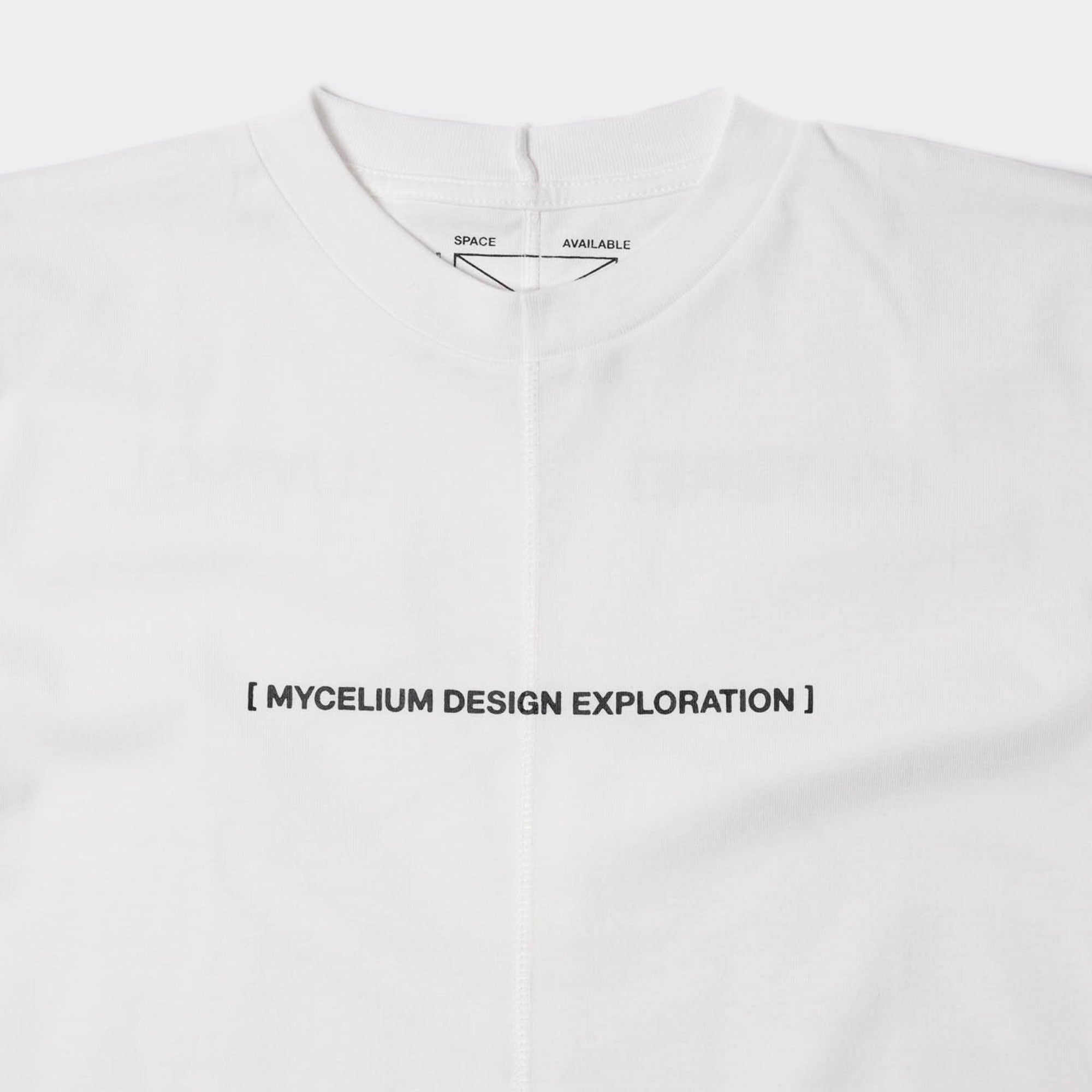 Space Available Mycelium Design Exploration Tee - White