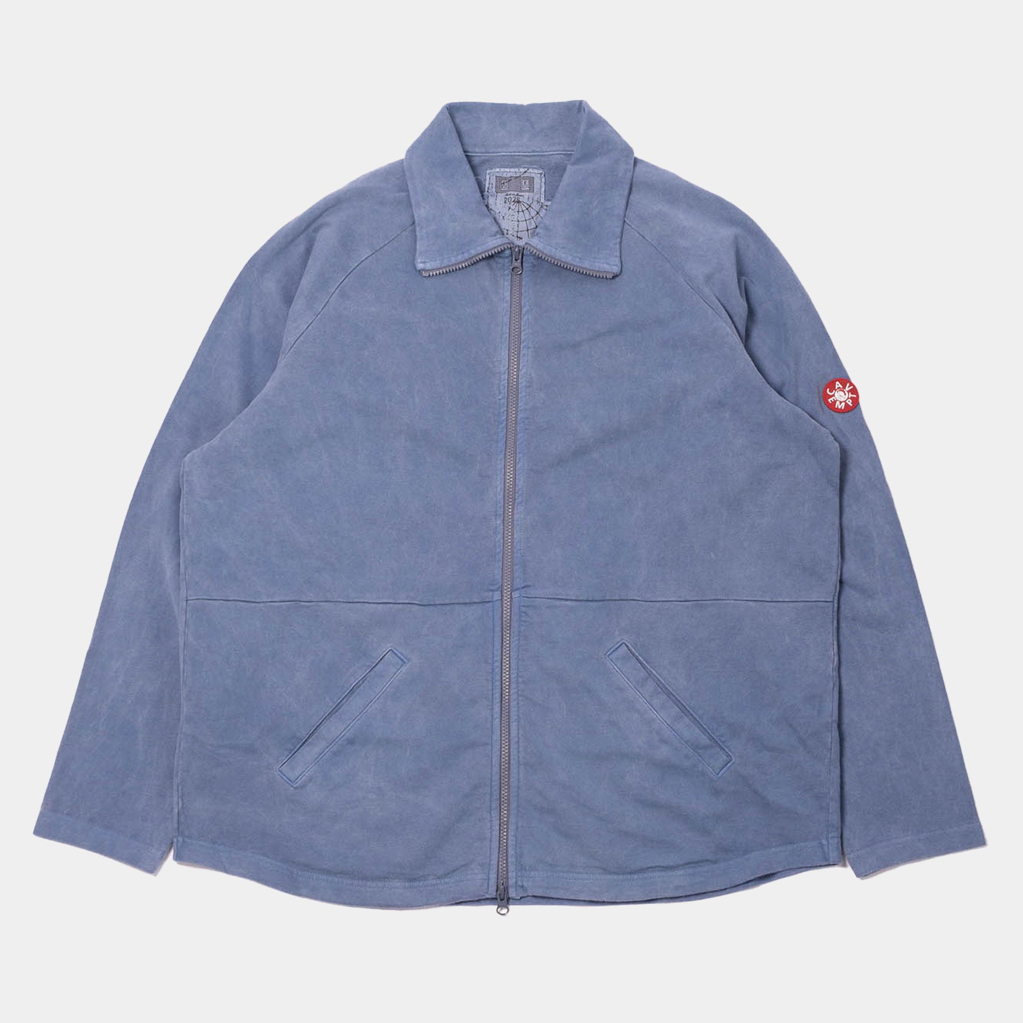 Cav Empt Overdye Cotton Jersey Zip Up - Grey