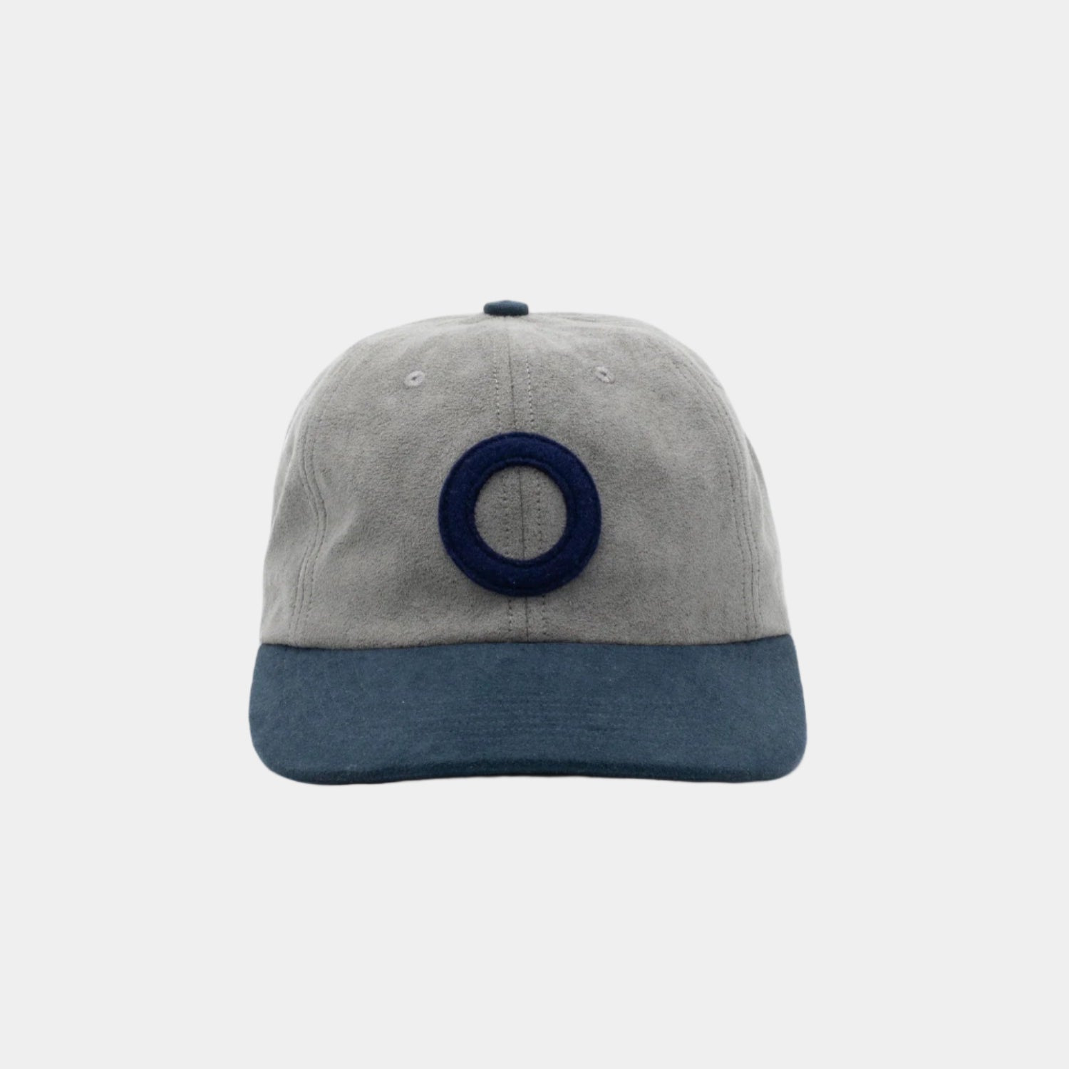 Pop Trading Company O Six Panel Hat - Grey/Navy