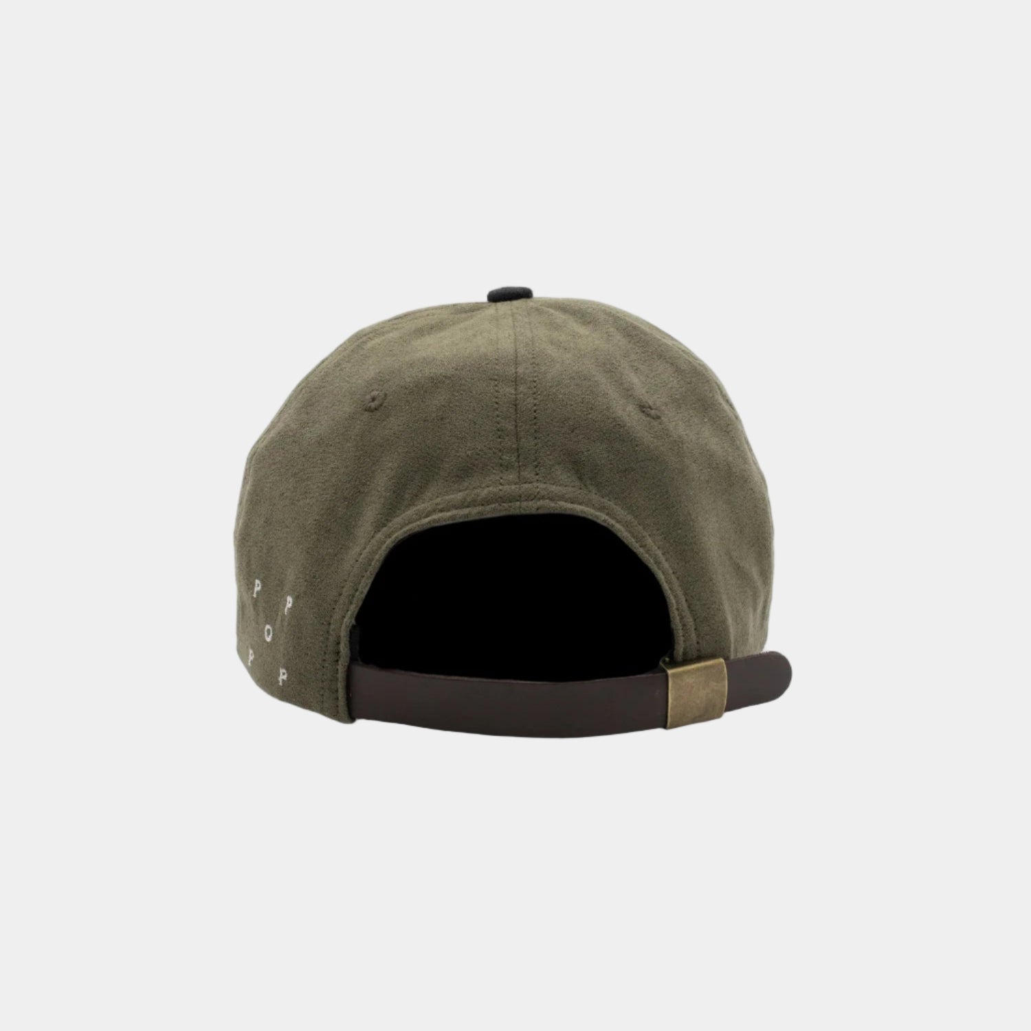 Pop Trading Company O Six Panel Hat - Olive/Black