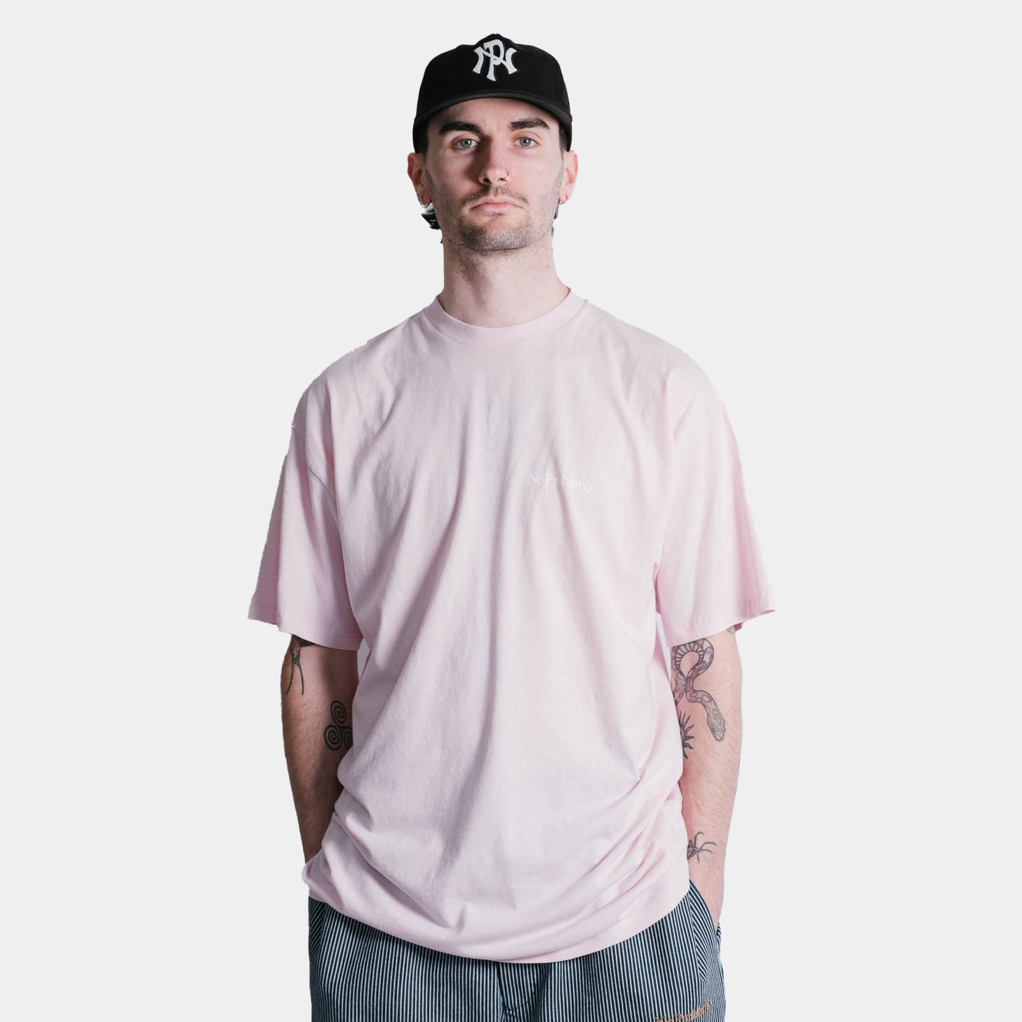 No Problemo Mini Problemo SS Tee - Pale Pink