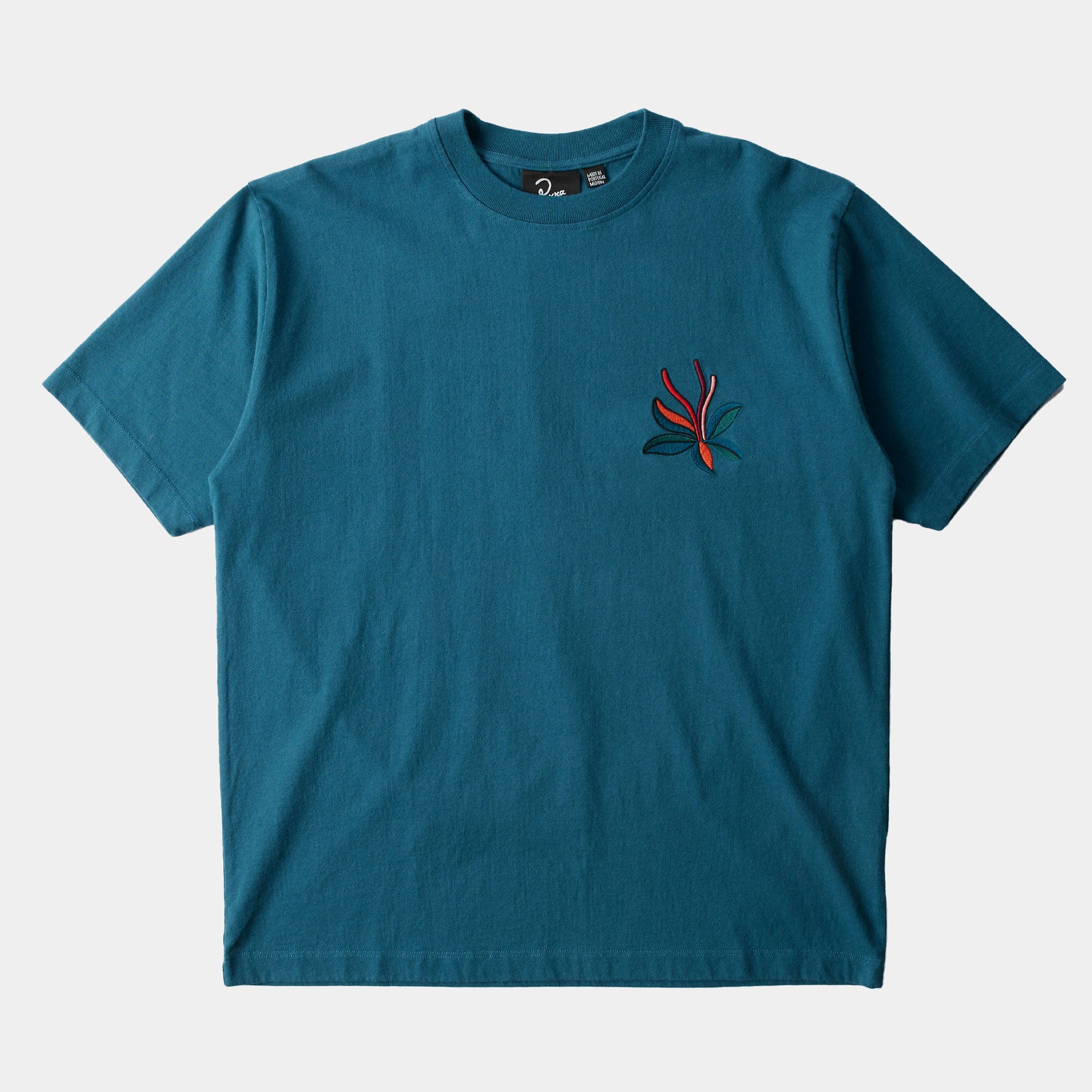 By Parra The Stand Off T-Shirt - Deep Sea Green