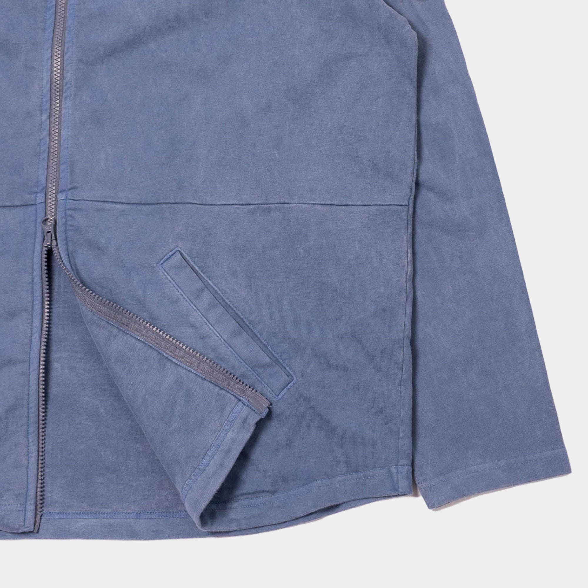 Cav Empt Overdye Cotton Jersey Zip Up - Grey