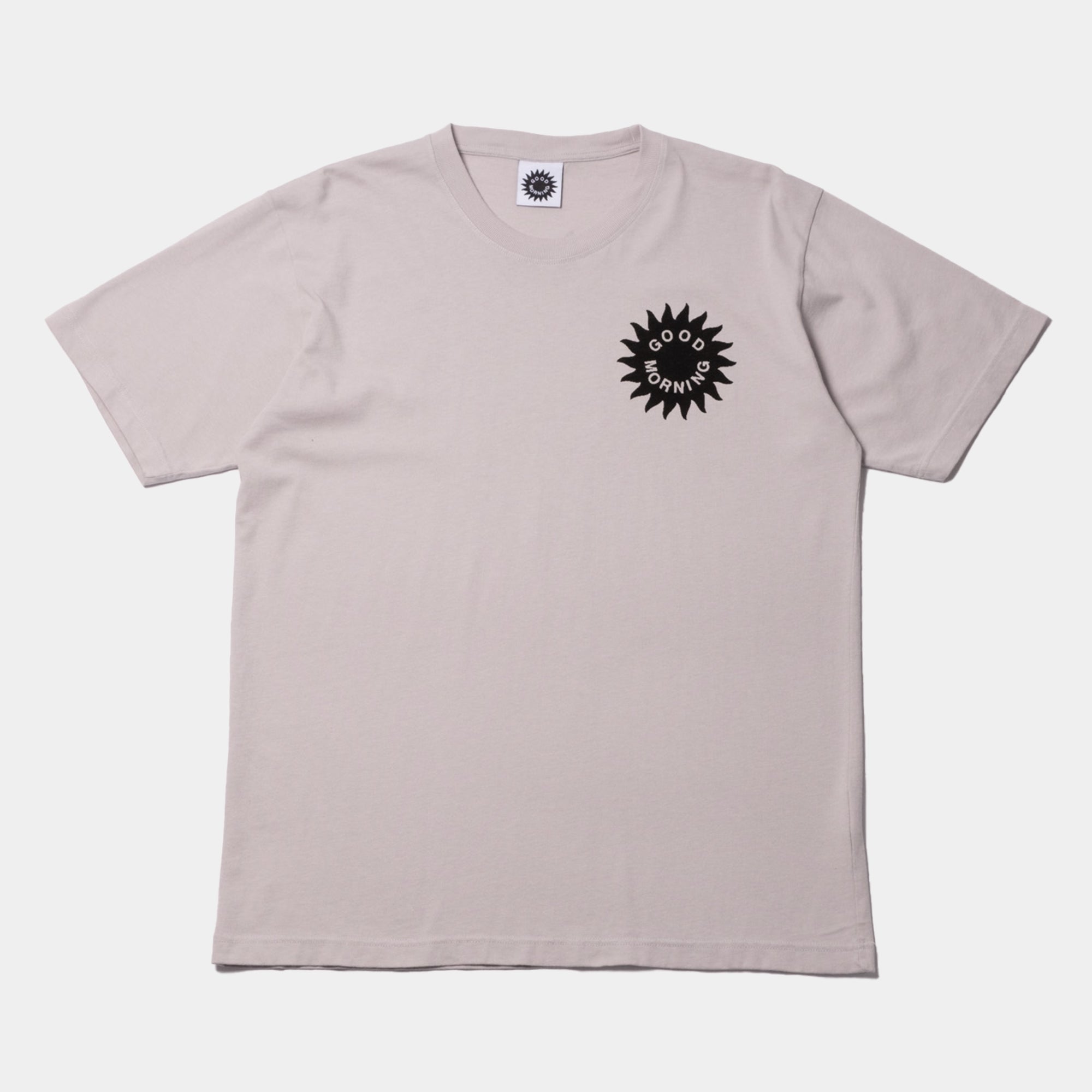 Good Morning Tapes Sun Logo SS Tee - Stone