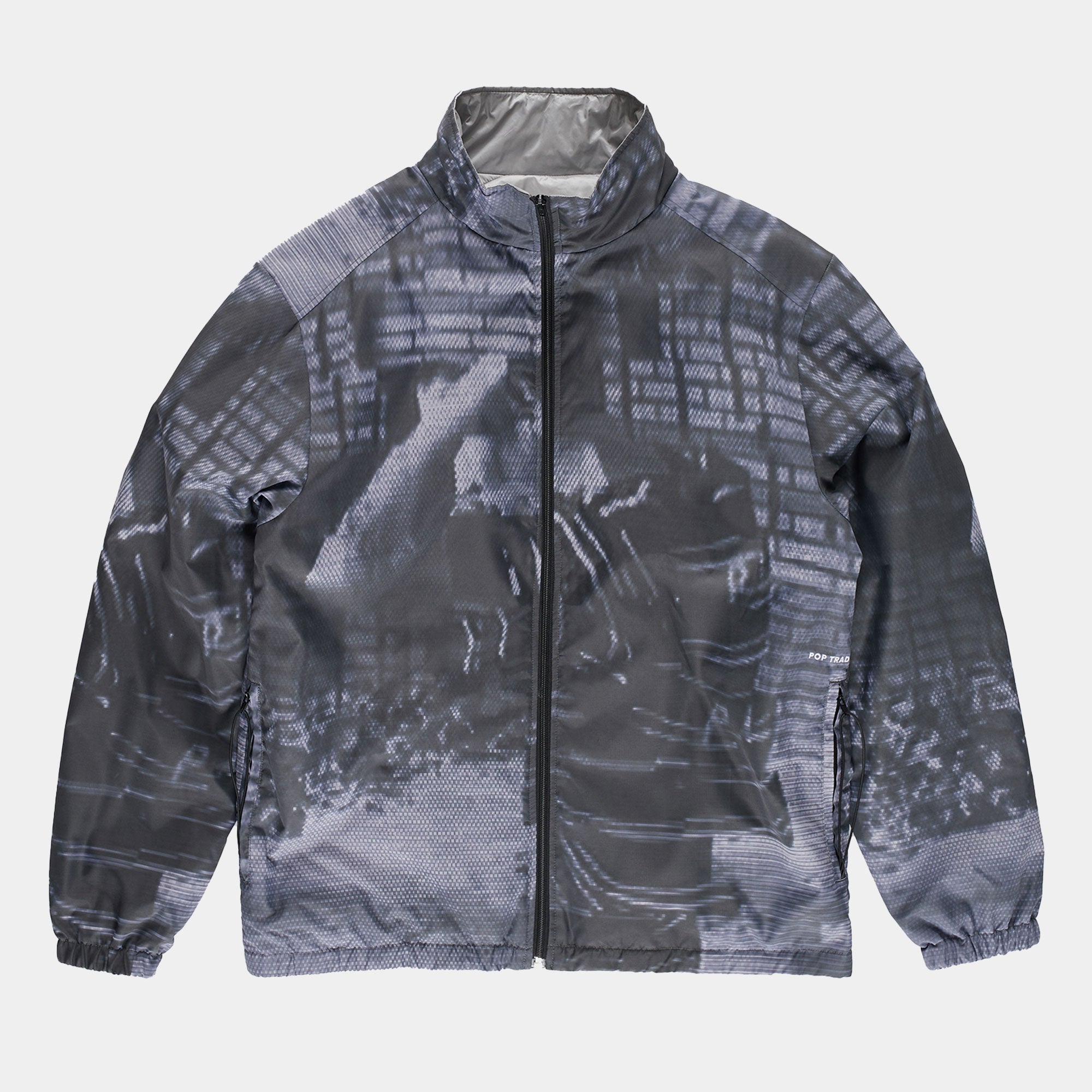 Pop Trading Company Adam Reversible Jacket - Silver