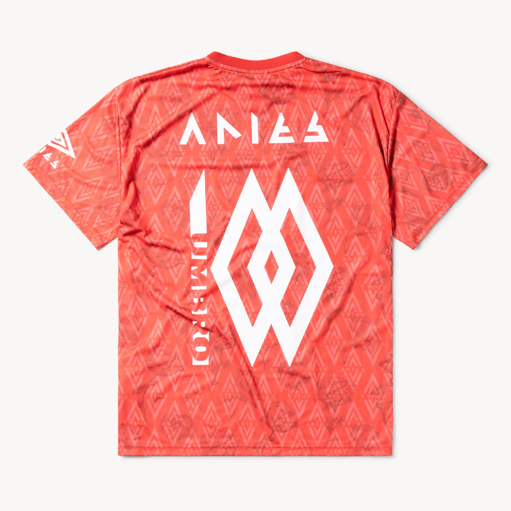 Aries x Umbro Centenary Red Roses SS Football Jersey - Red