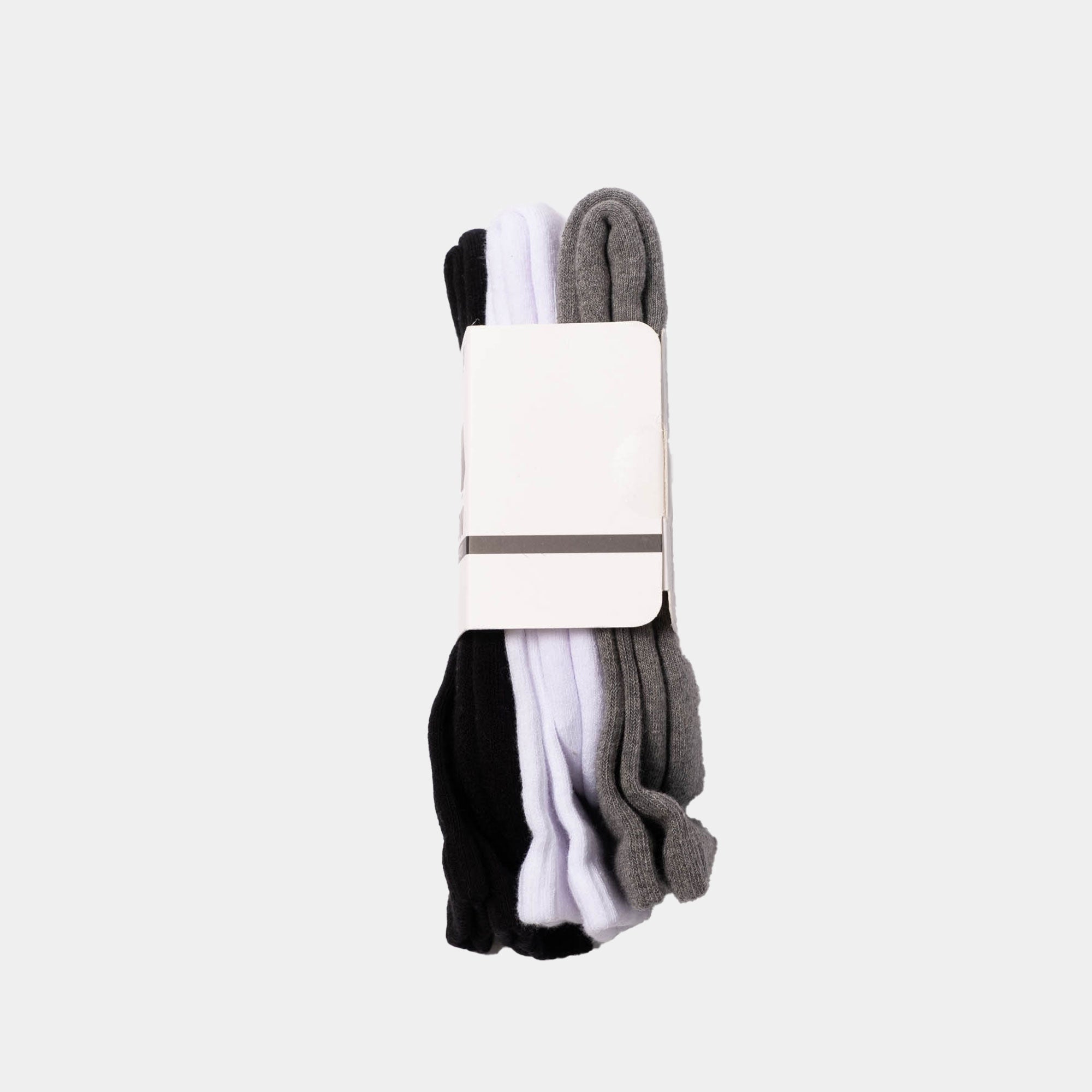 Salomon Everyday Crew 3-Pack Socks - Black/White/Med Grey Melange