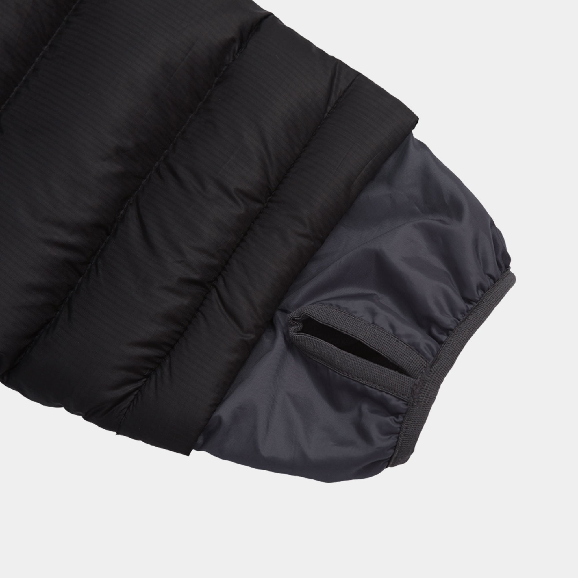 San San Gear Paneled Puffer Jacket - Black