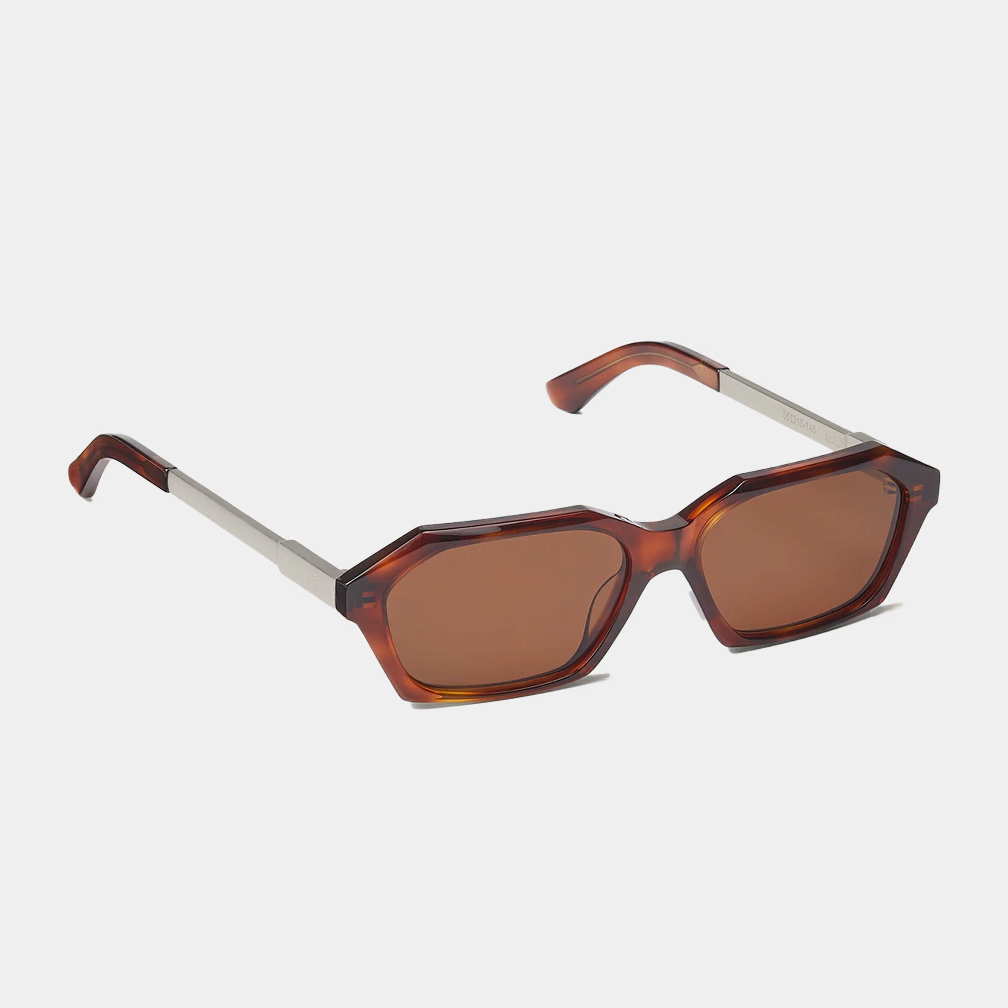 Sub Sun SUB011 Sunglasses - Brown Tortoise/Stainless Steel/Brown