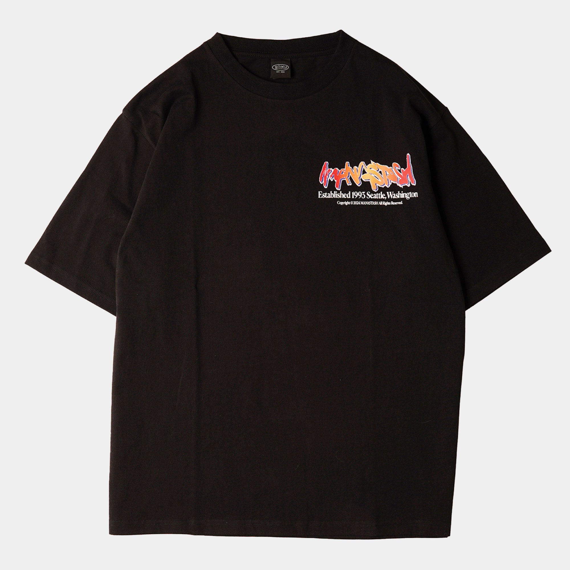 Manastash CiTee Paint Logo Tee - Black