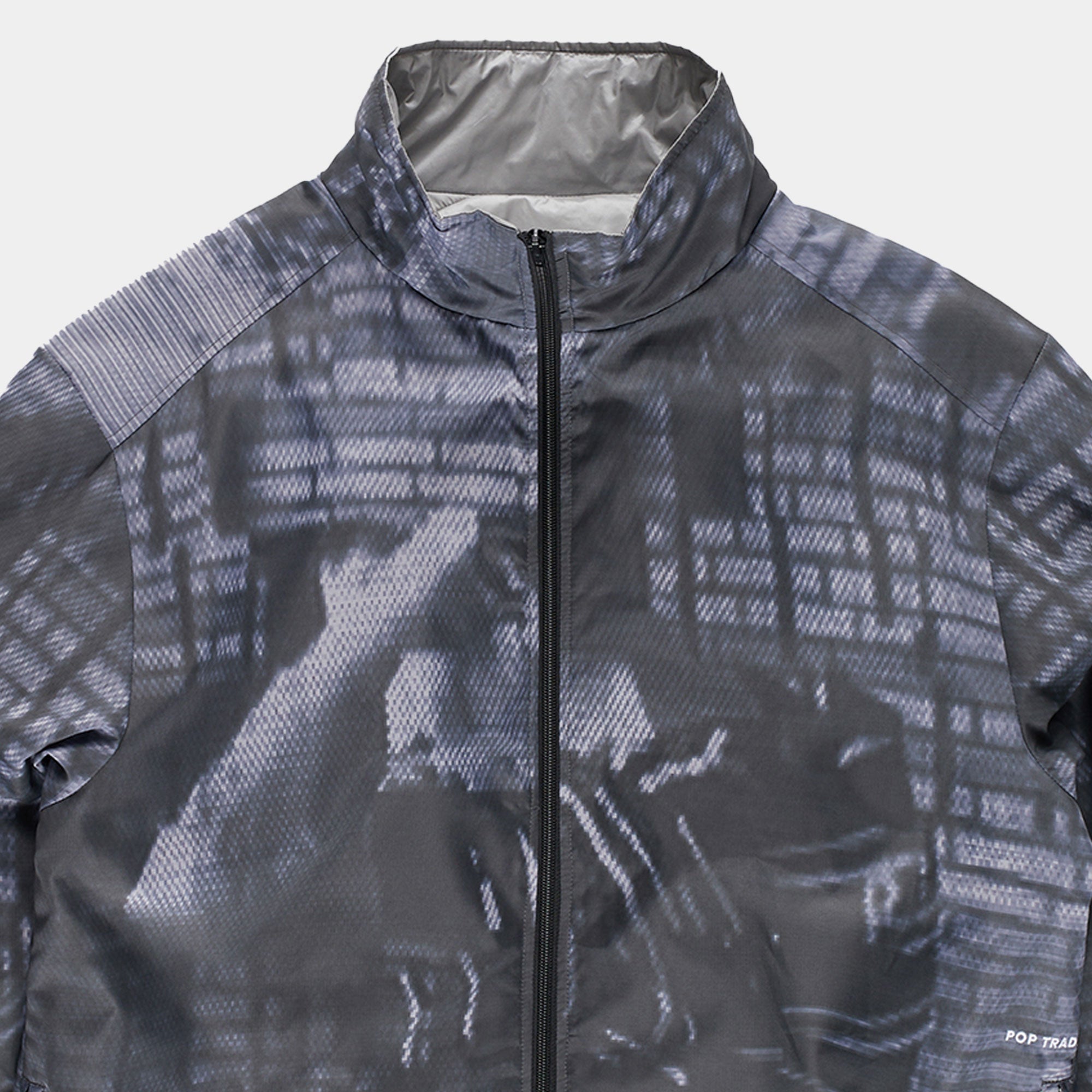 Pop Trading Company Adam Reversible Jacket - Silver