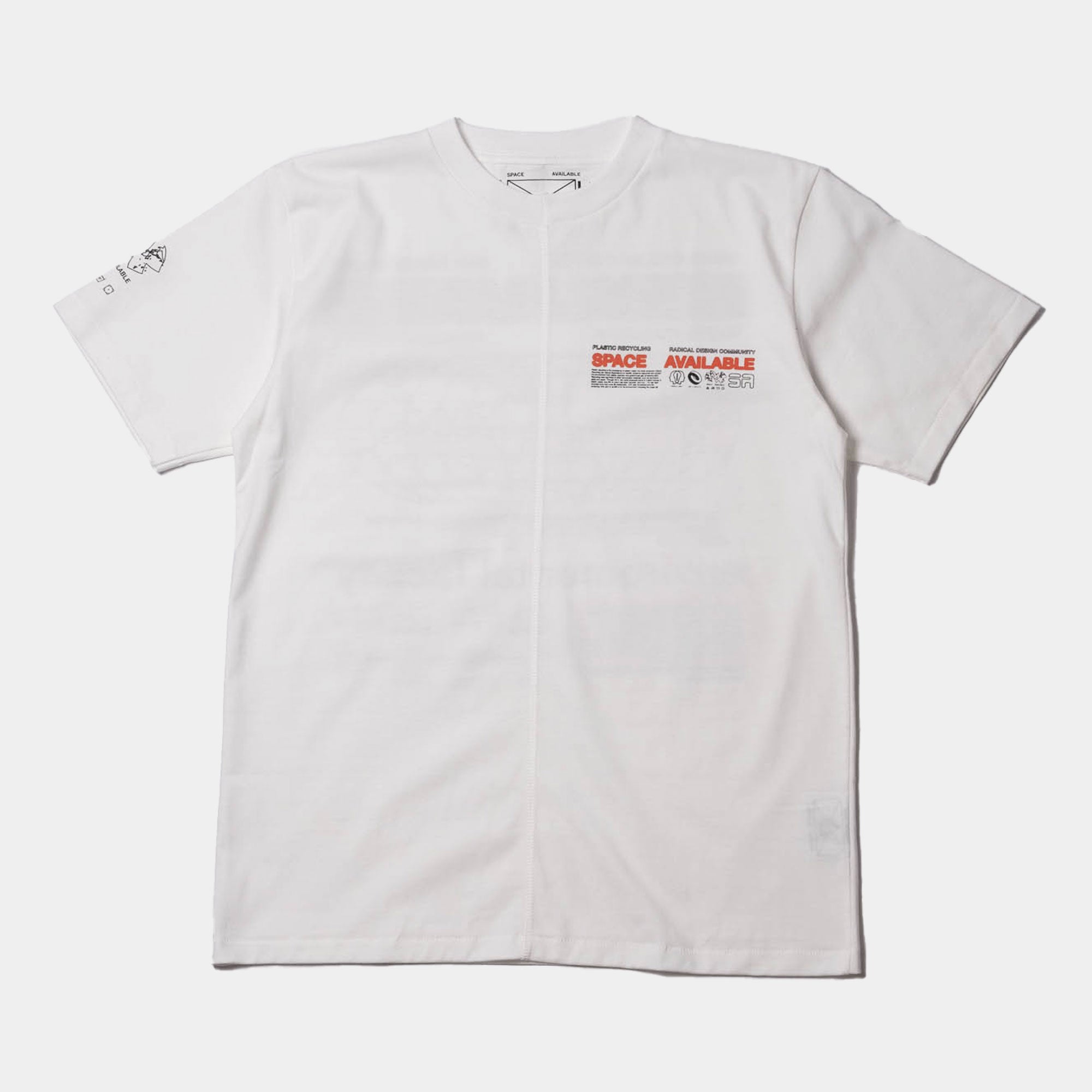 Space Available Radical Plastic Tee - White