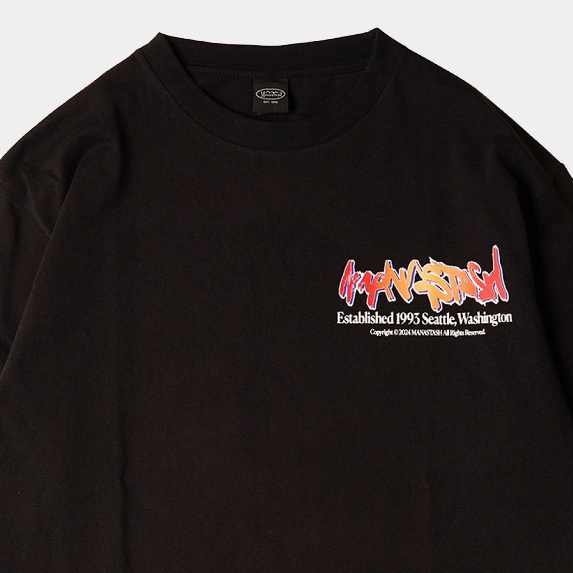 Manastash CiTee Paint Logo Tee - Black