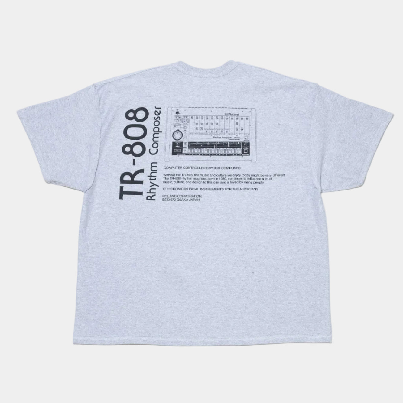 is-ness x Roland TR-808 Tee - Grey