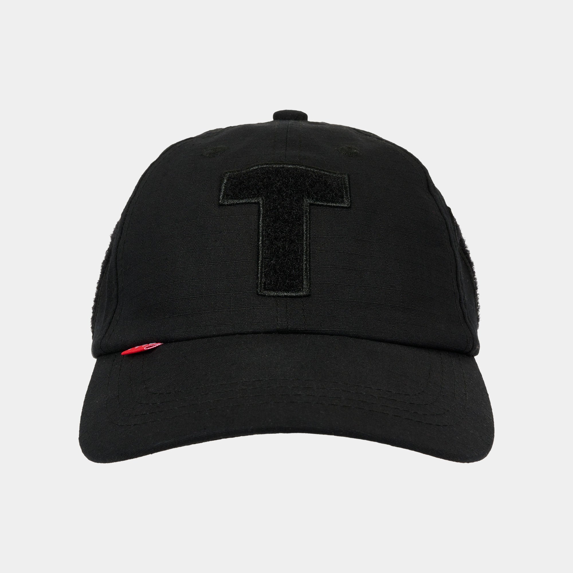 The Trilogy Tapes Velcro Patch 6 Panel Cap - Black