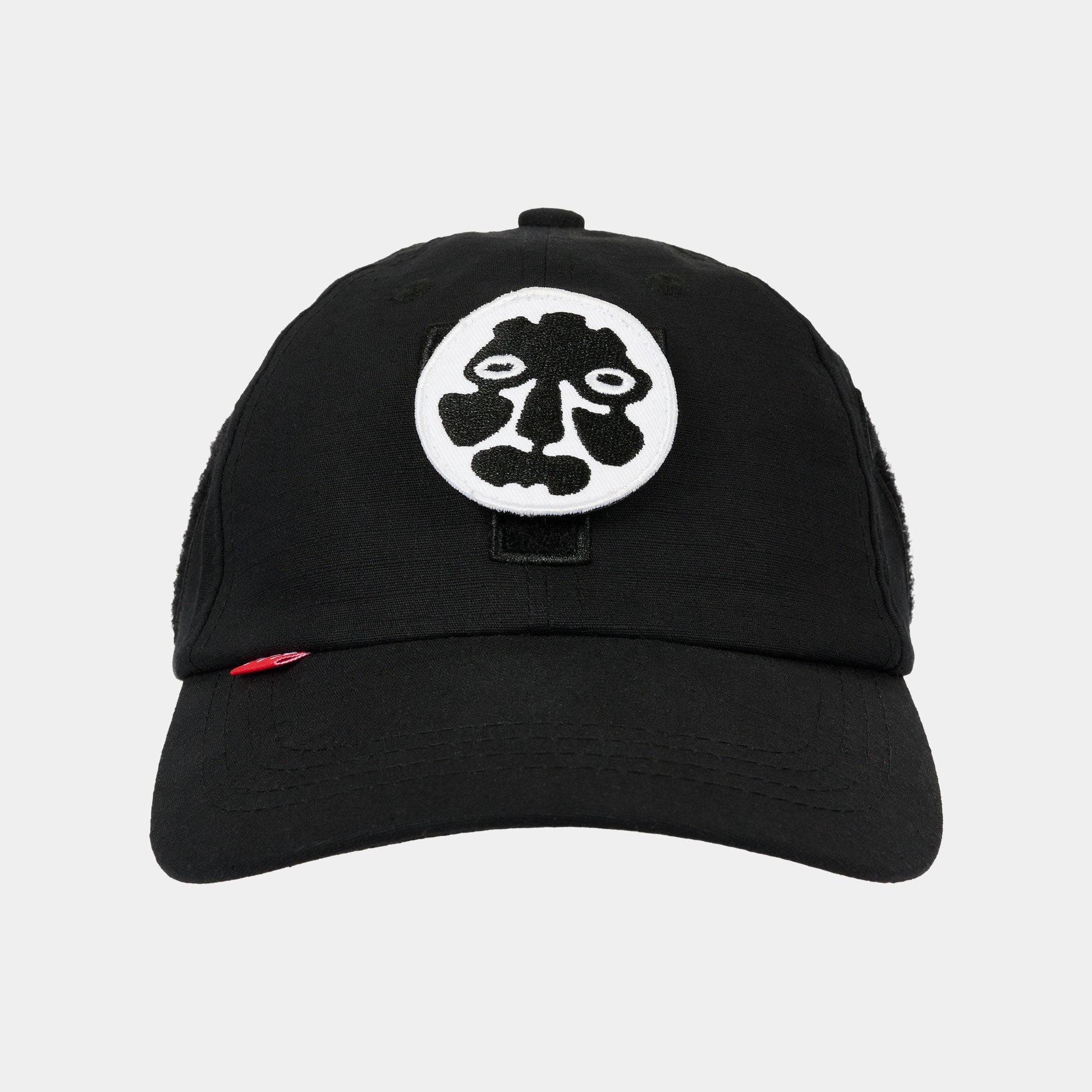 The Trilogy Tapes Velcro Patch 6 Panel Cap - Black