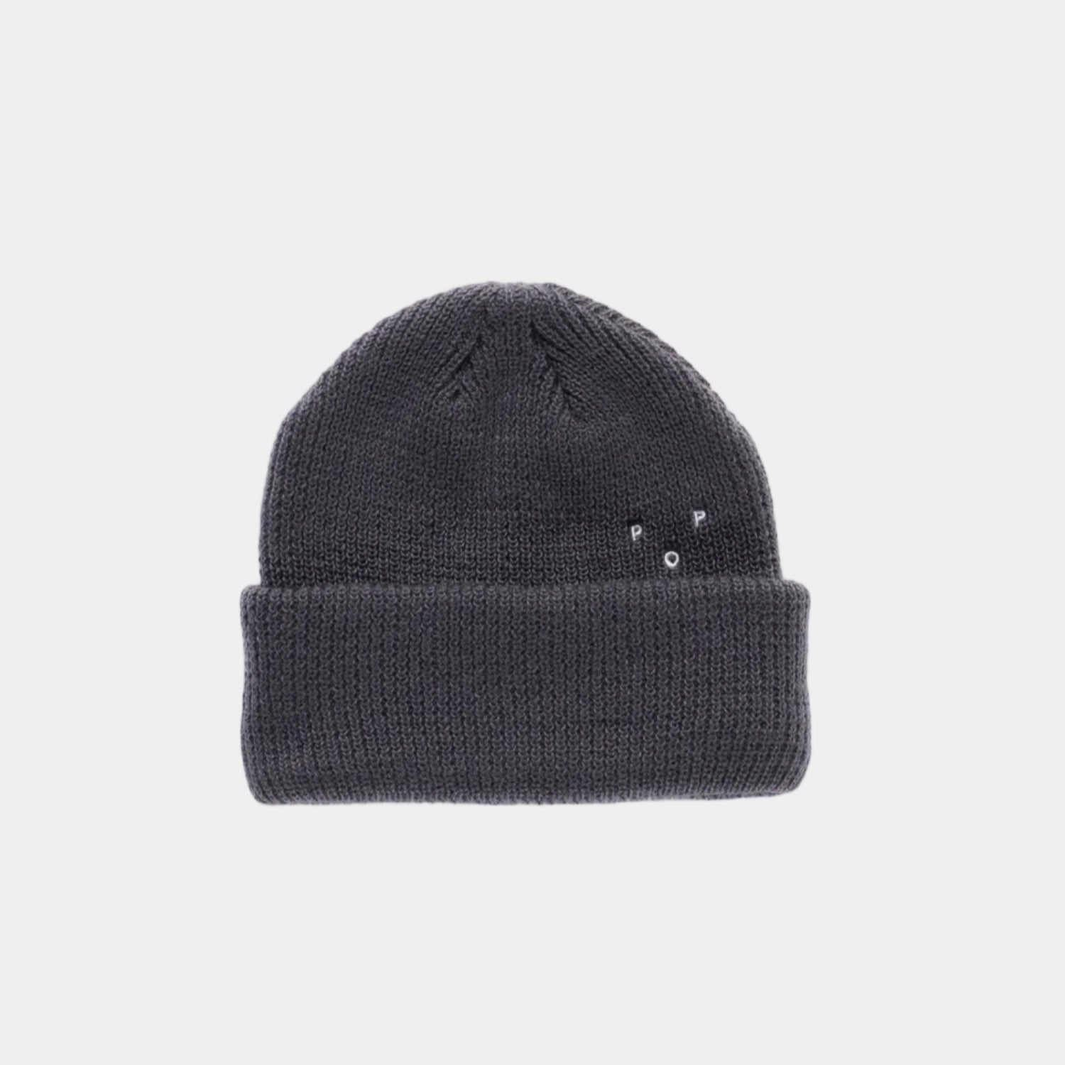 Pop Trading Company Basic Beanie - Charcoal