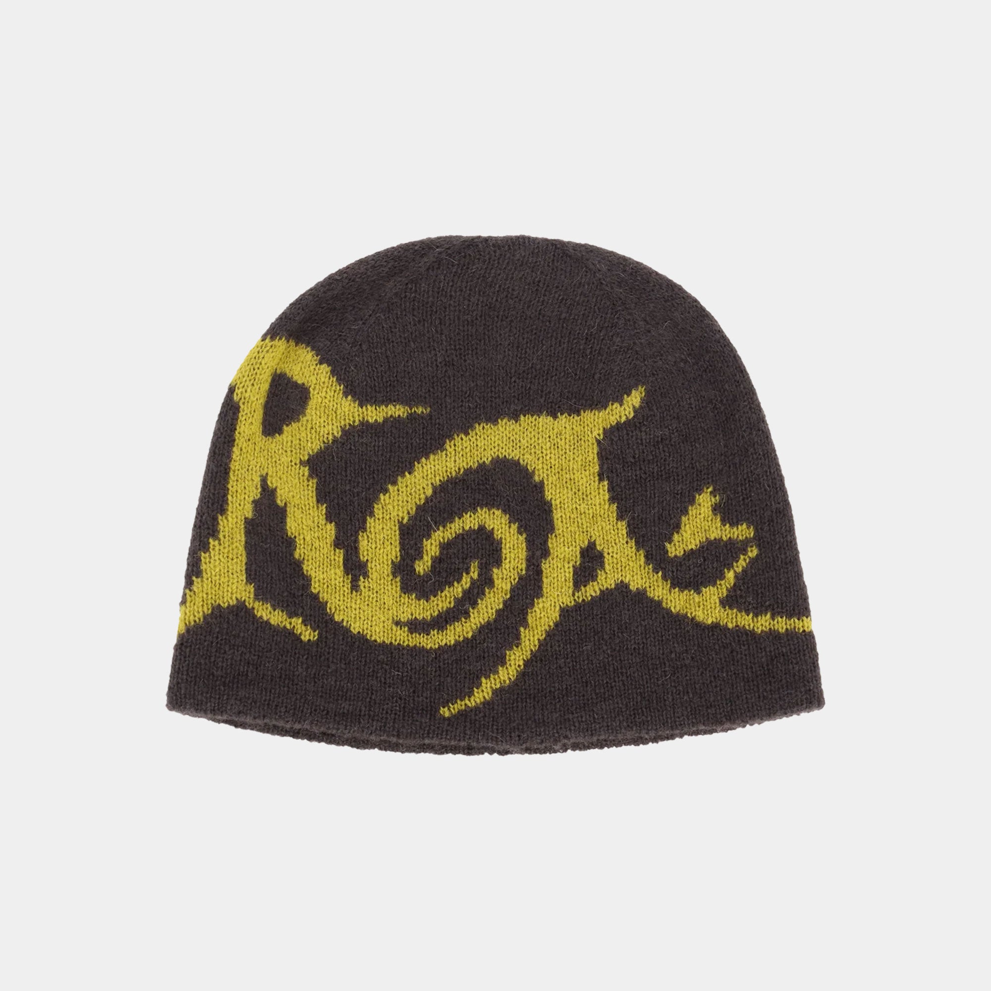 ROA Graphic Beanie - Brown/Yellow