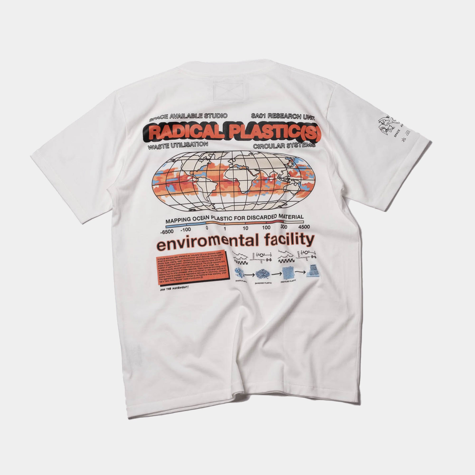 Space Available Radical Plastic Tee - White