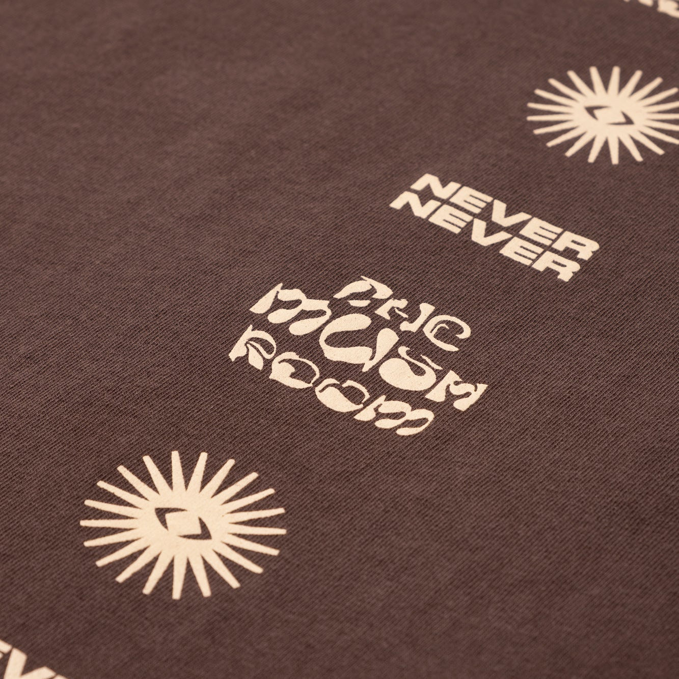 Never Never The Mush Room Tee - Brown