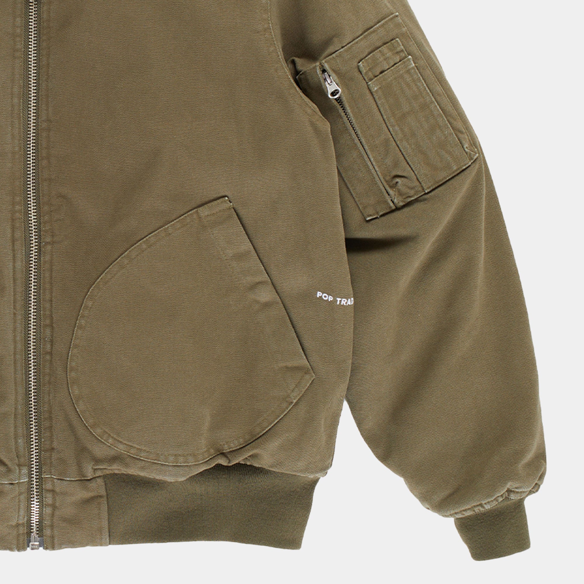 Pop Trading Company Flight Jacket - Four Leaf Clover