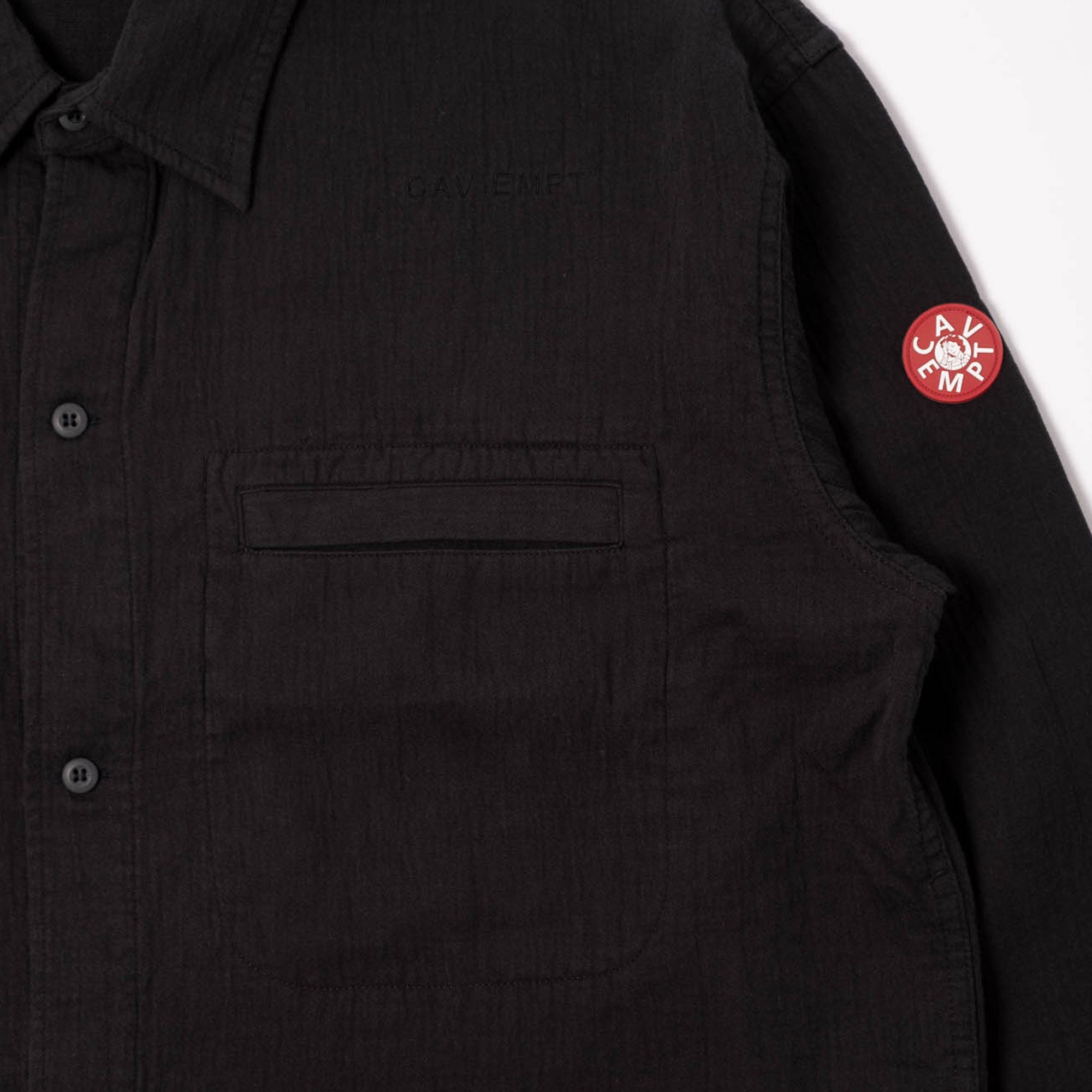 Cav Empt Soft Cotton Casual Shirt - Charcoal