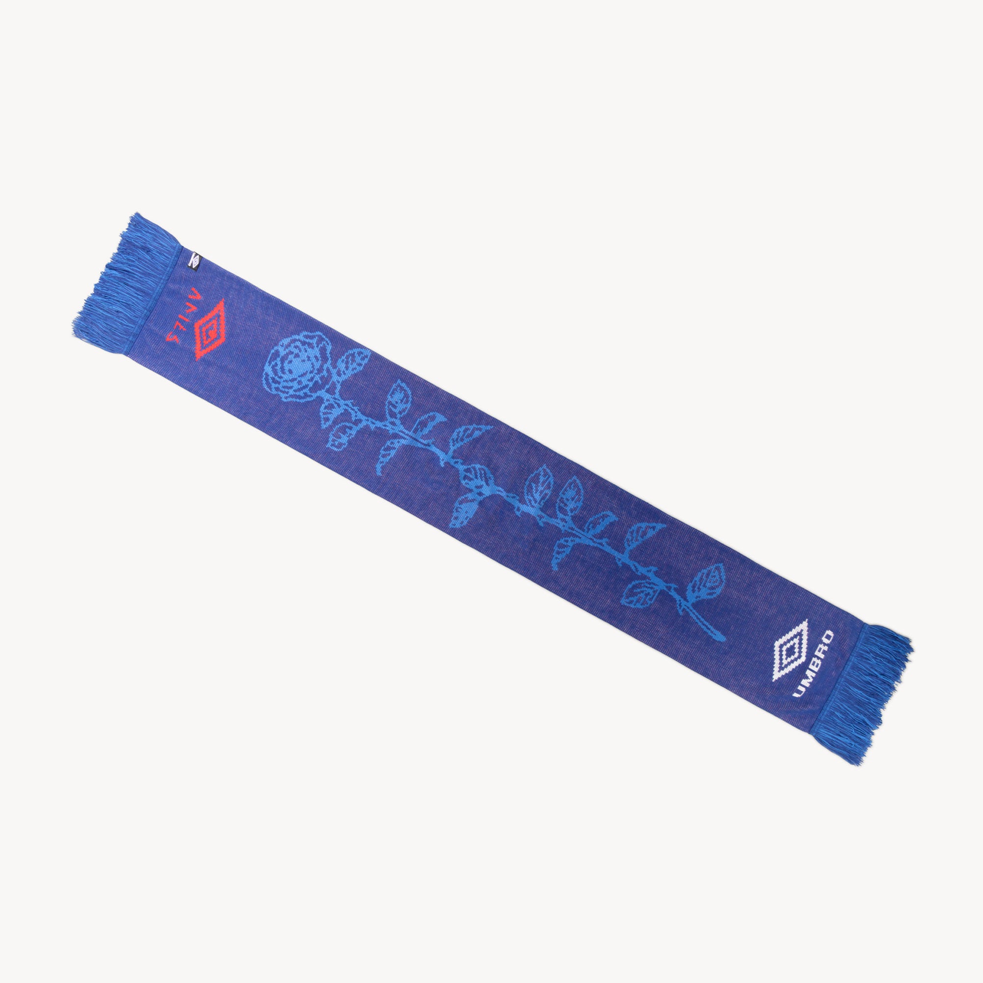 Aries x Umbro Centenary Eye Rose Scarf - Blue