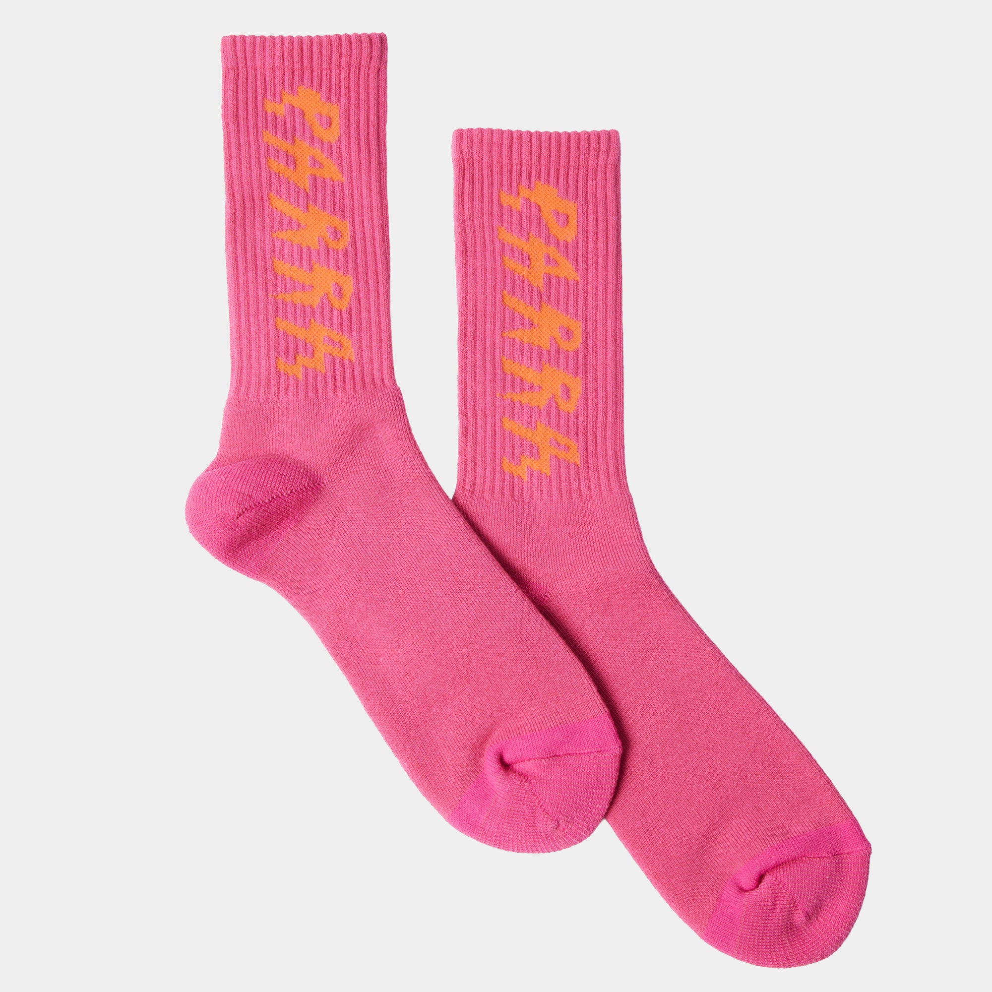 By Parra Spiked Crew Socks - Pink