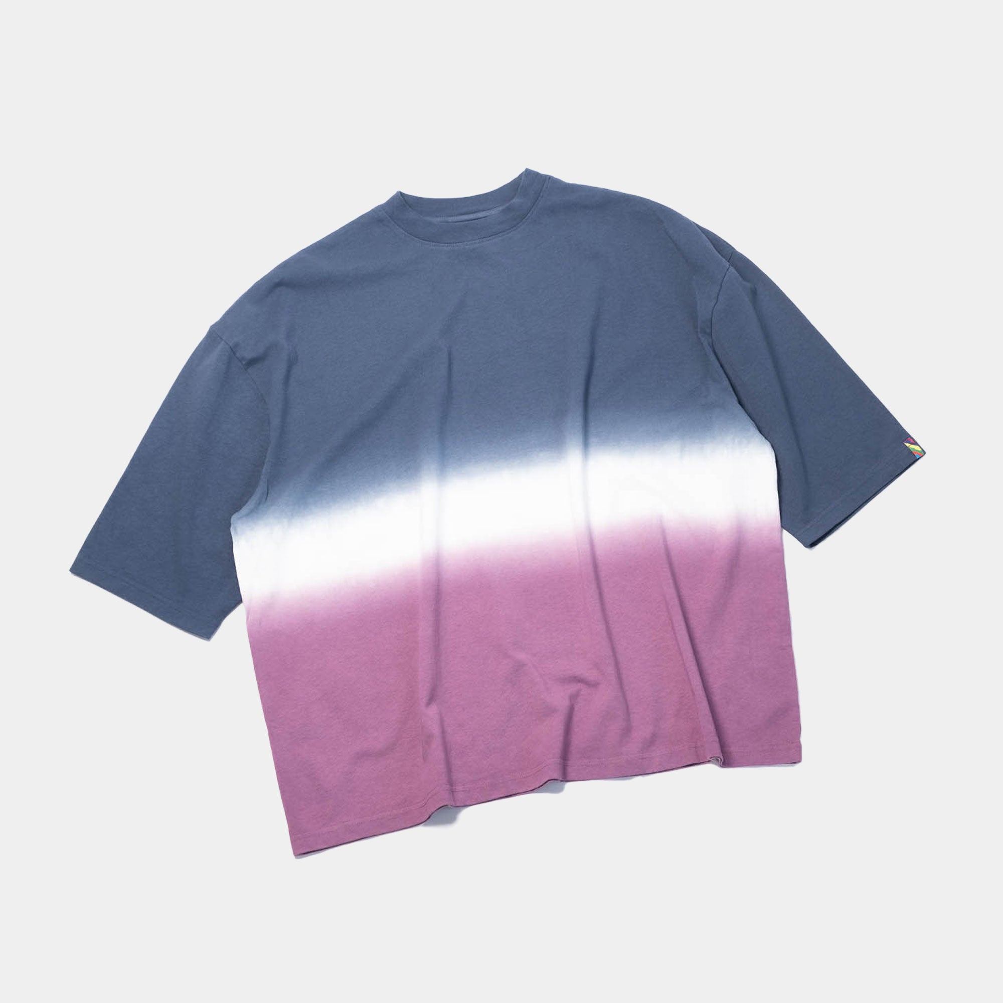 is-ness x Gramicci Horizon Overdye Tee - Navy/Purple