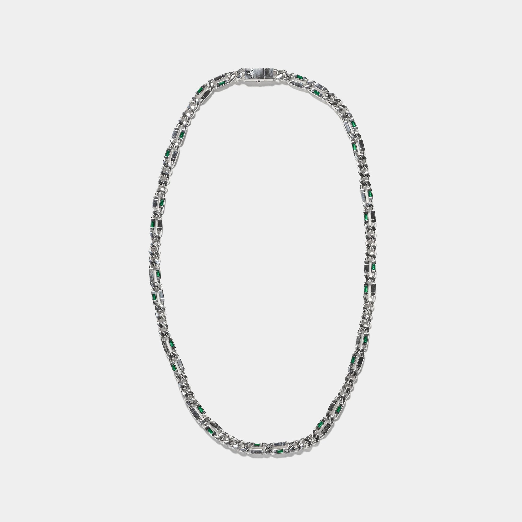 Maple Paradiso Chain - Silver 925/Emerald