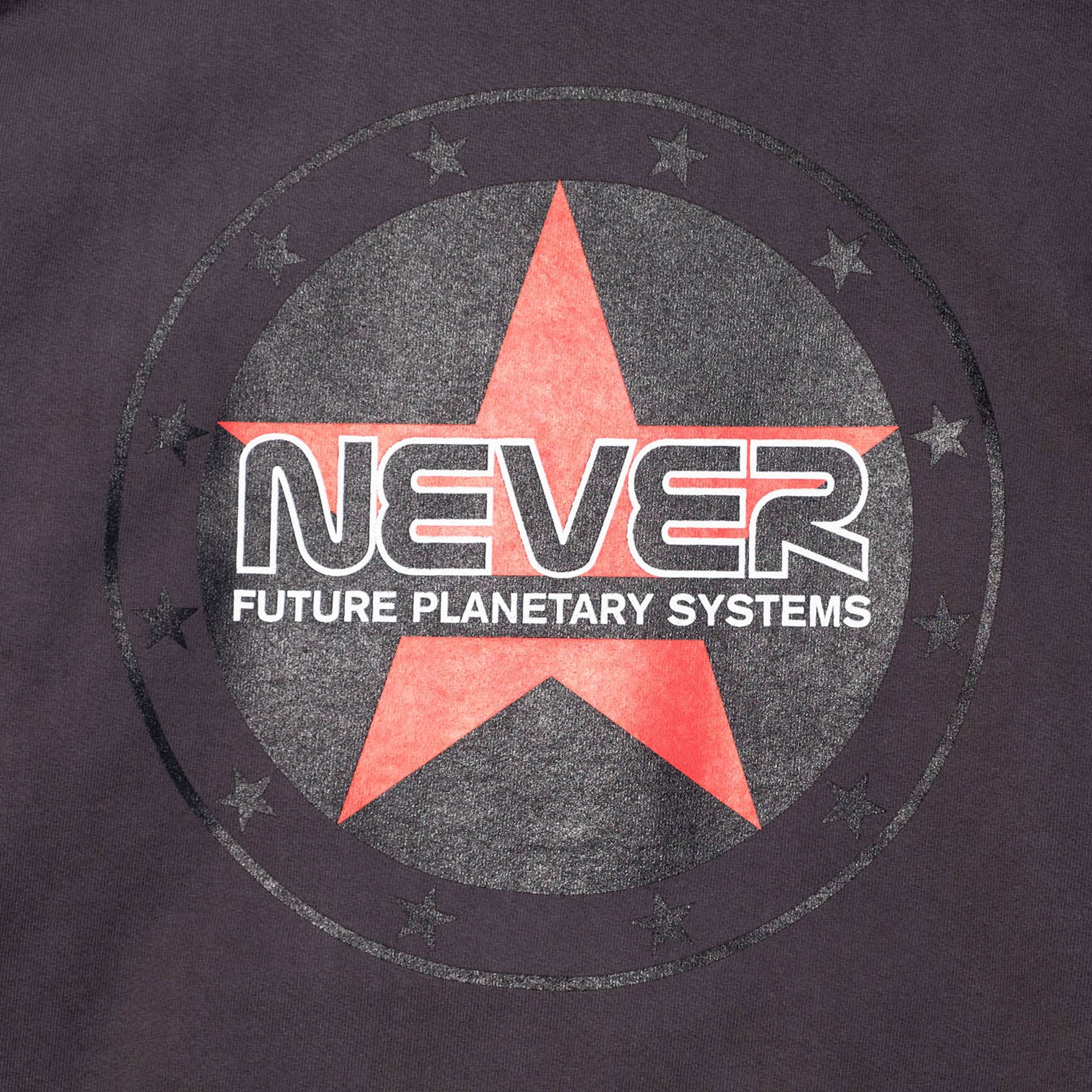 Never Never Planetary Hoody - Washed Black